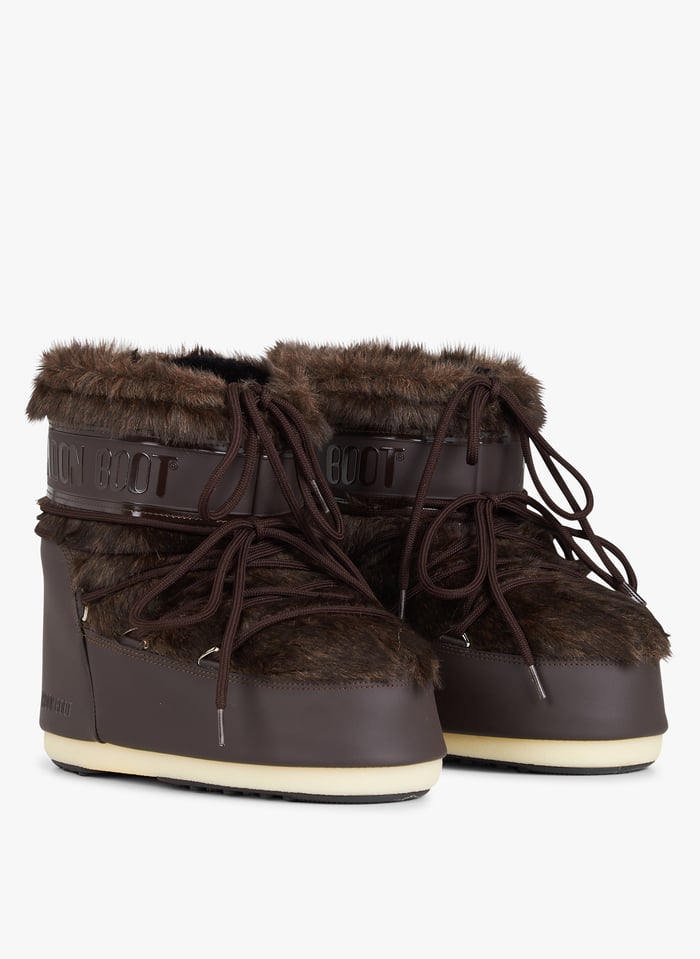 Boots top fausse fourrure