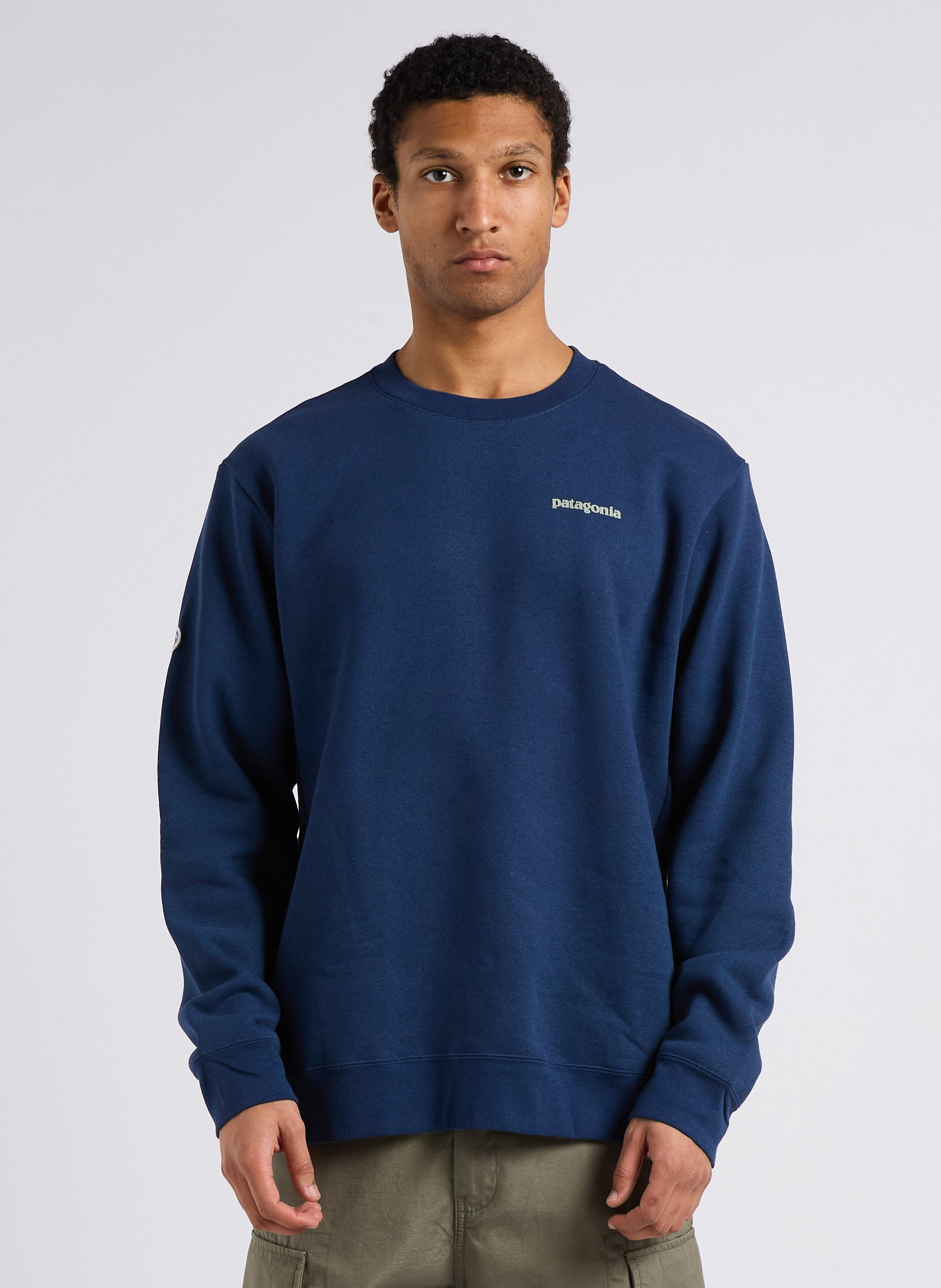 Blue Round neck sweatshirt