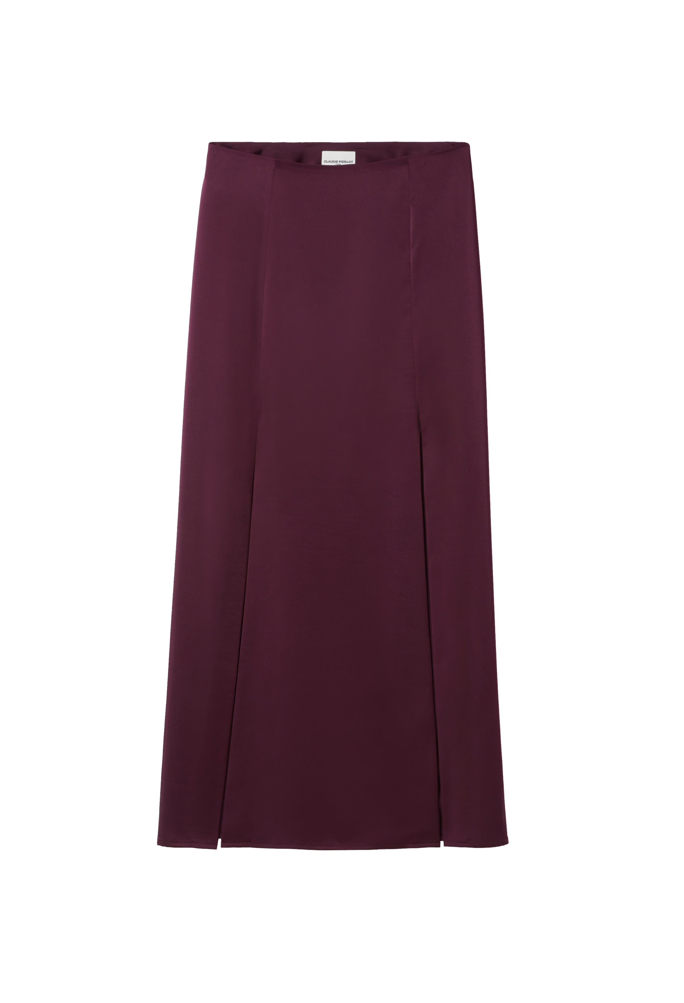 Long straight skirt CLAUDIE PIERLOT Red