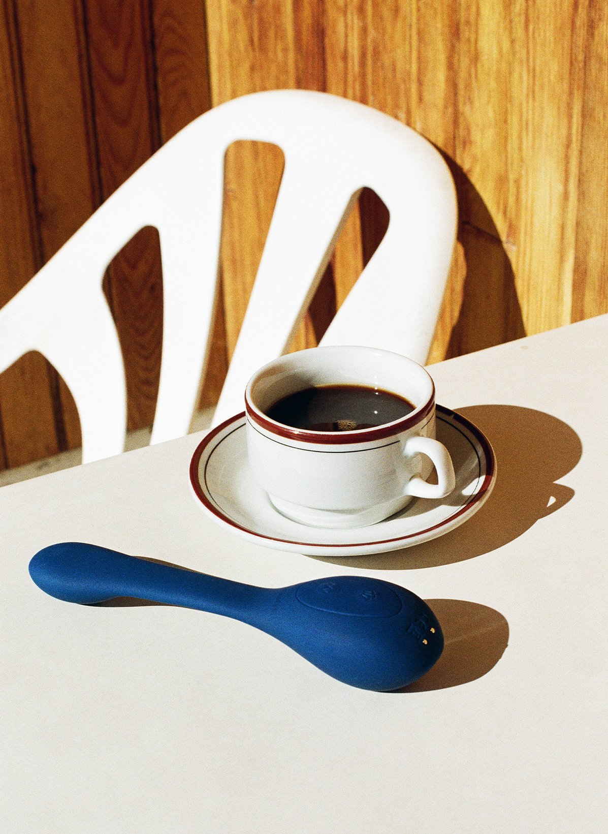 Double stimulateur Coco - Bleu PUISSANTE Bleu marine