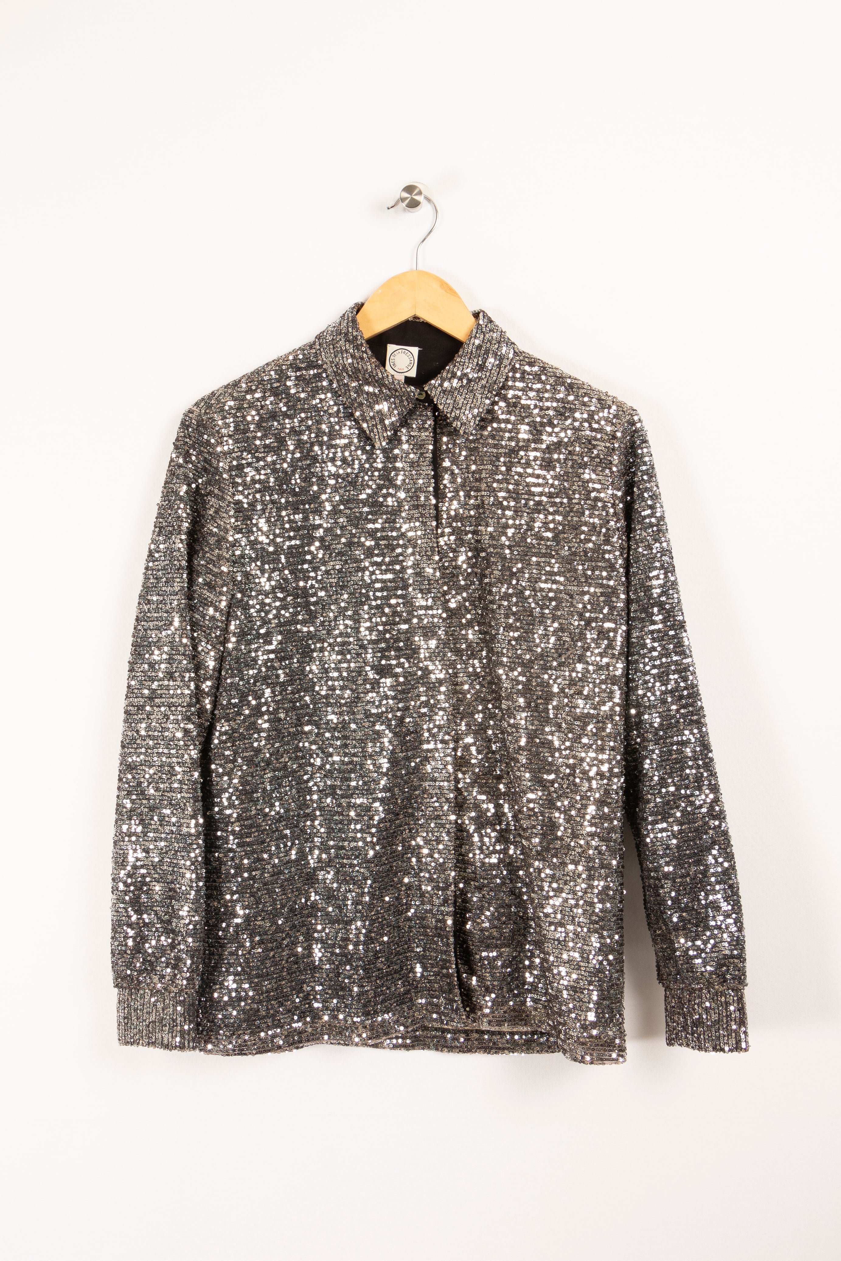 Veste à motifs scintillants INES DE LA FRESSANGE - Seconde main Gris