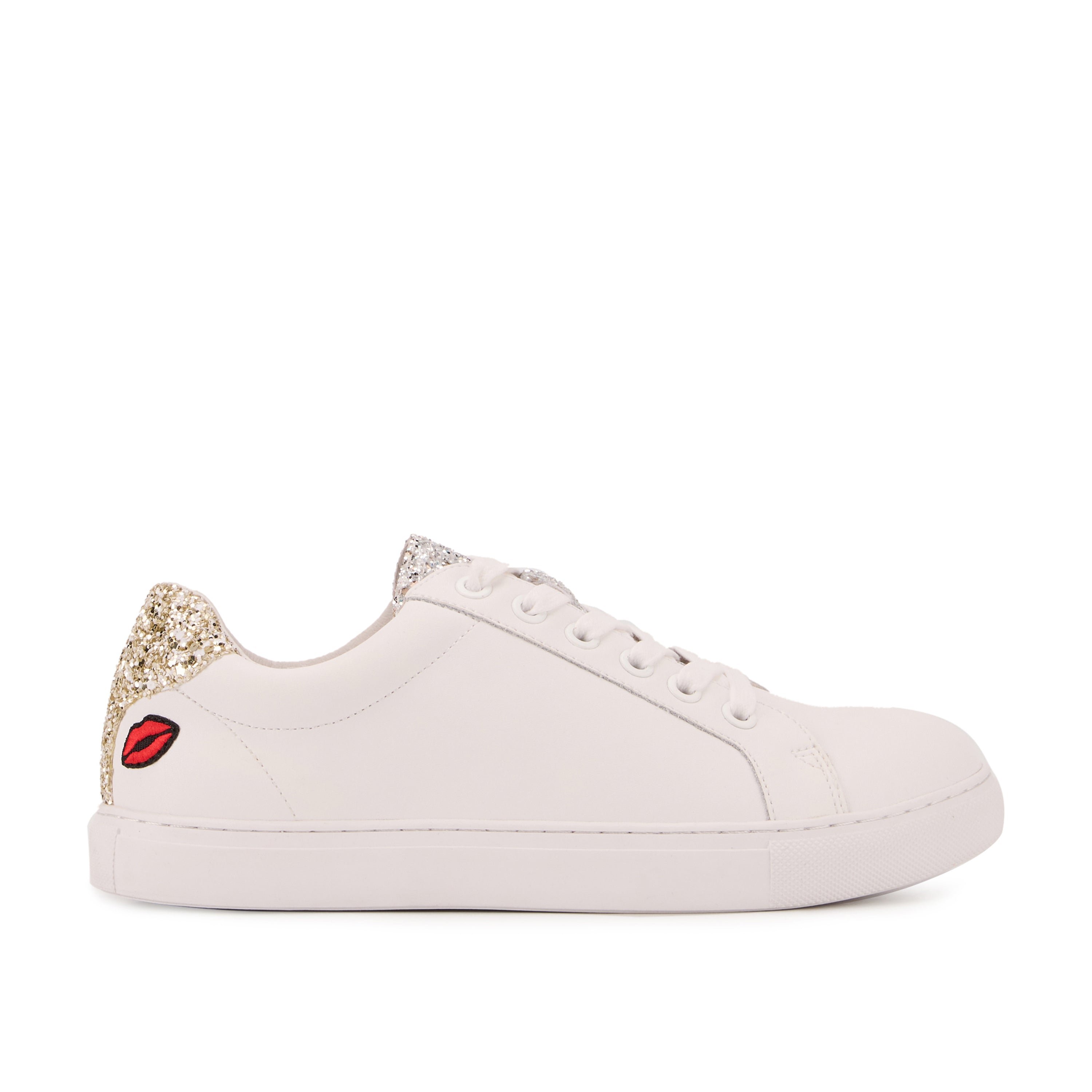 Jimmy leather sneakers BONS BAISERS PARIS White