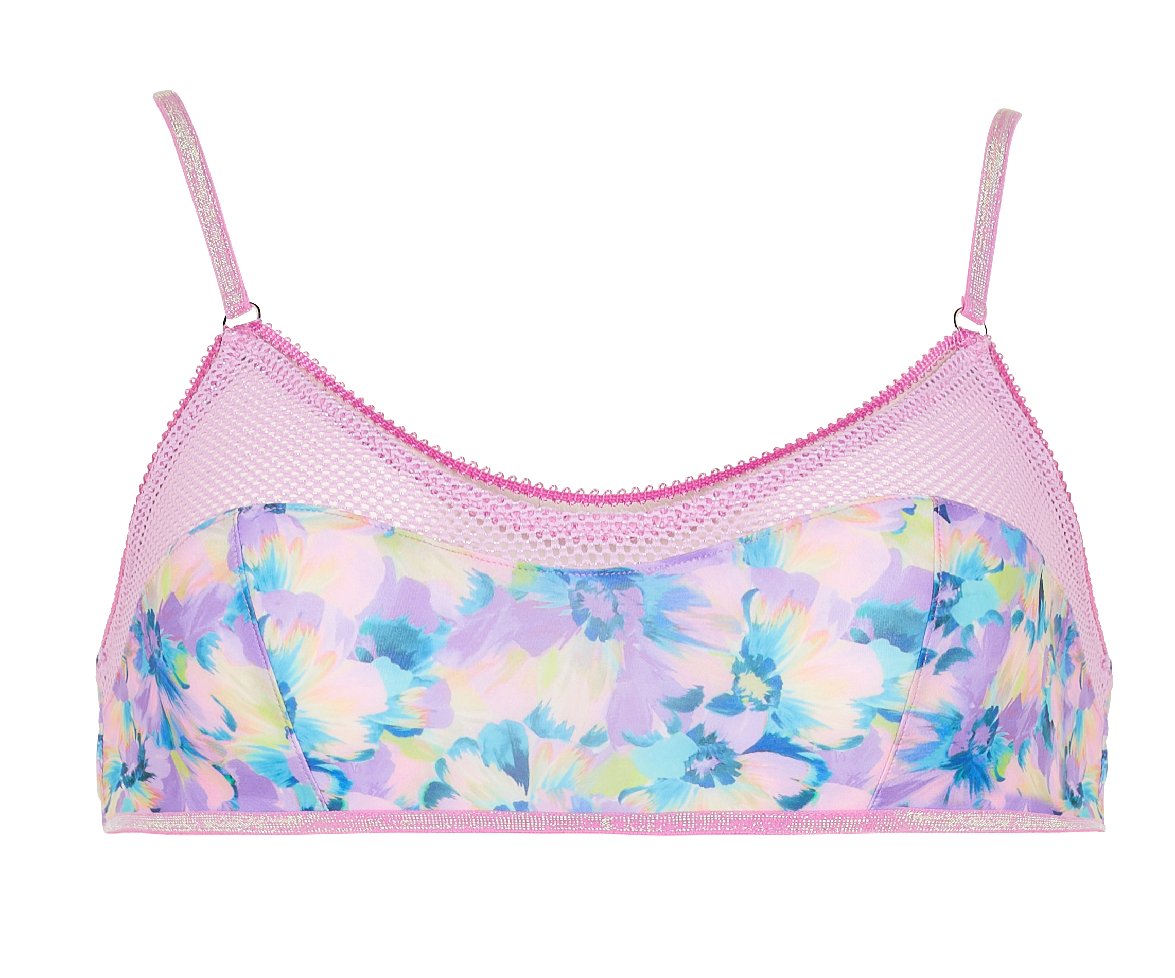 Brassière imprimée LA NOUVELLE Violet