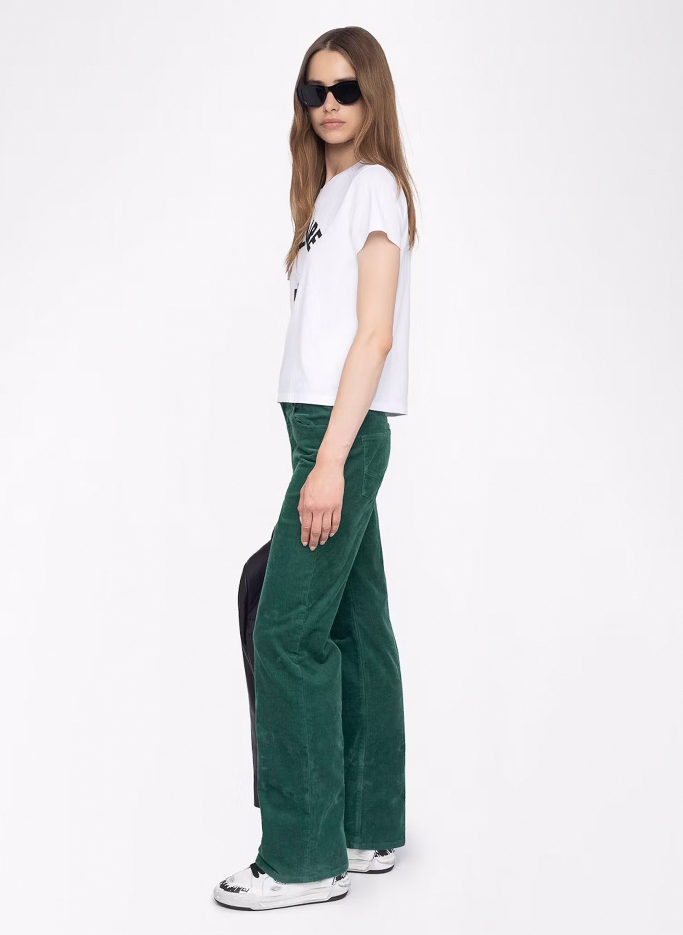 Tee-shirt manches courtes brodé ZADIG&VOLTAIRE Blanc