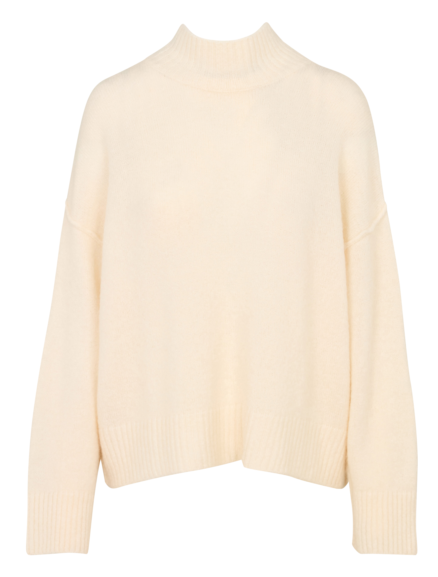 Pull col rond  HUMILITY Blanc