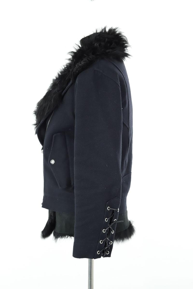 Leather coat IRO - Seconde Main Black