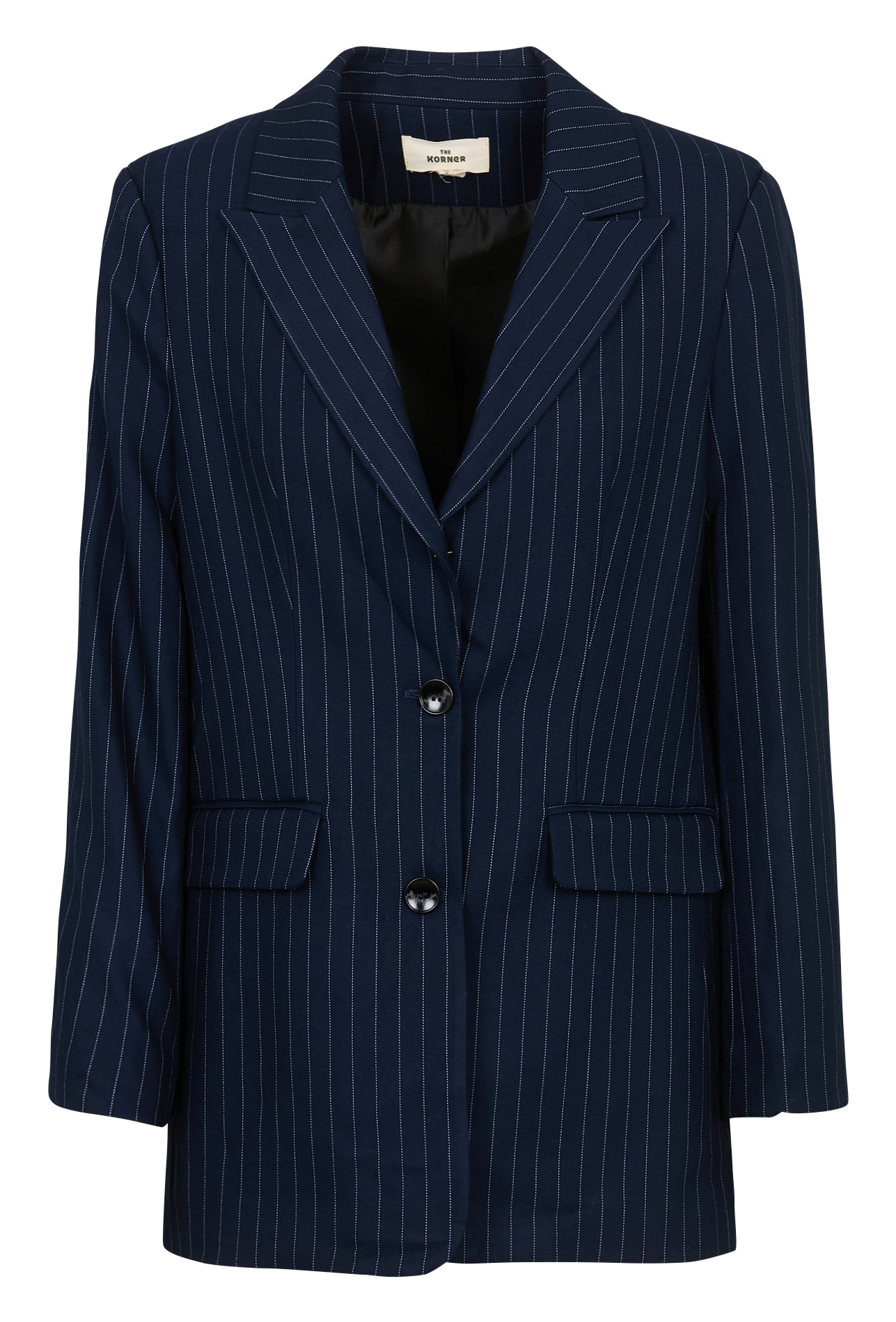 Gerade geschnittener Blazer mit Streifen THE KORNER Blau