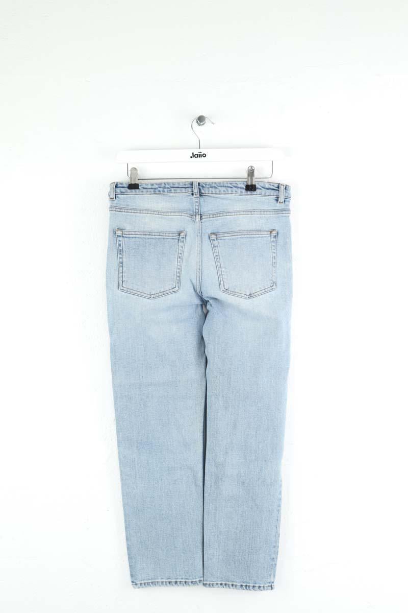 Cotton straight jeans ACNE STUDIOS - Seconde Main Blue