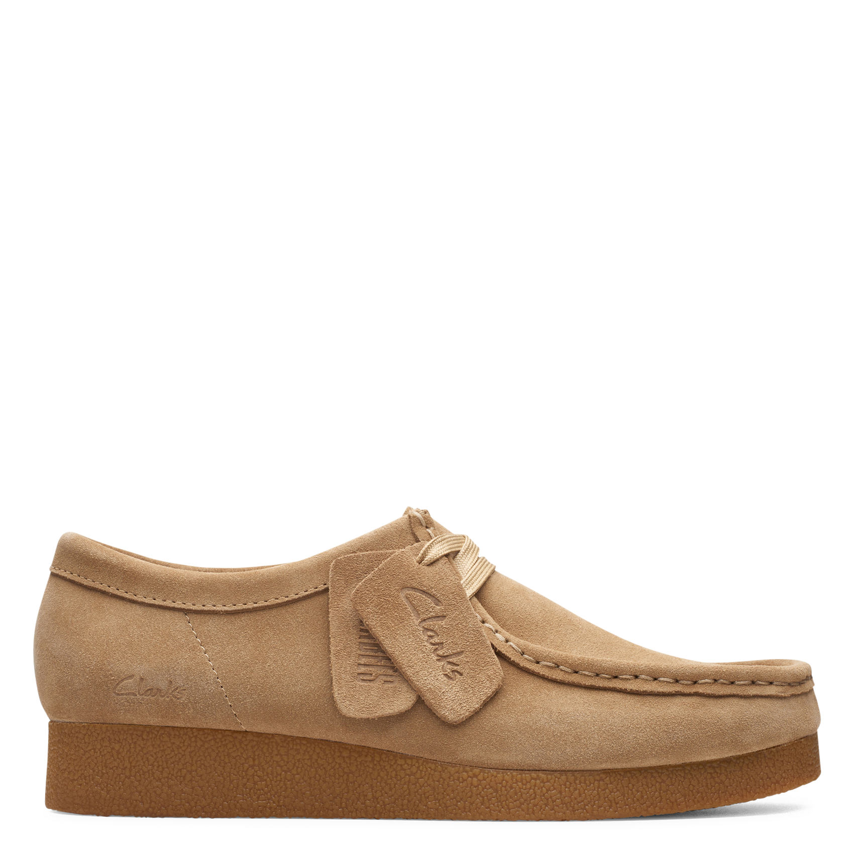 Suede leren derby's CLARKS Beige
