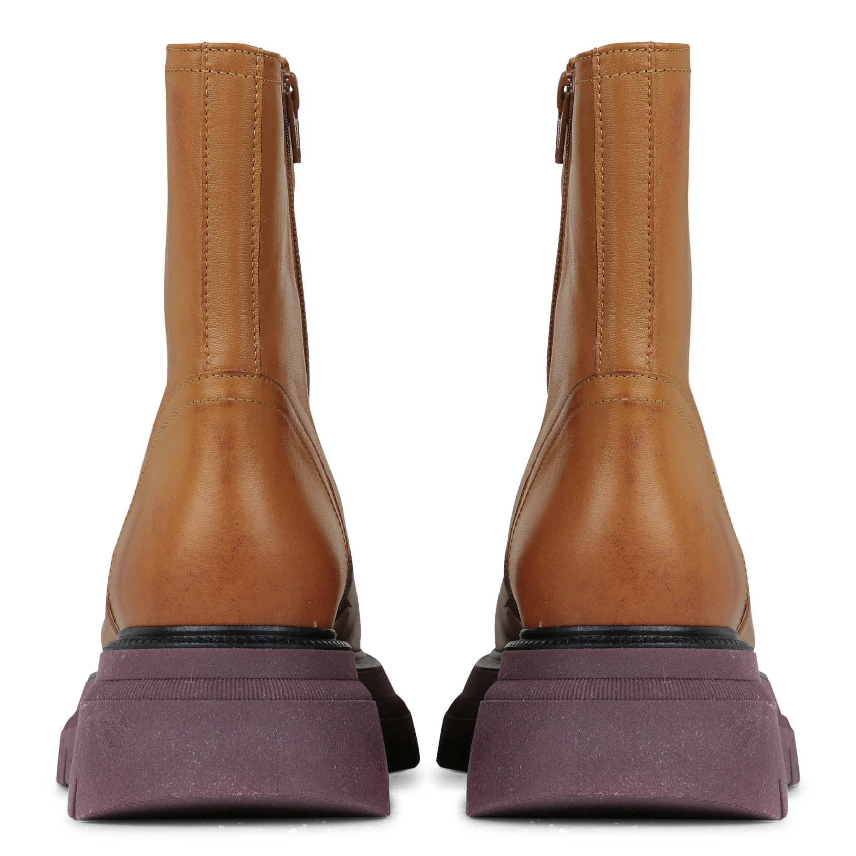 Bianca - Lederstiefeletten ACOTE Braun