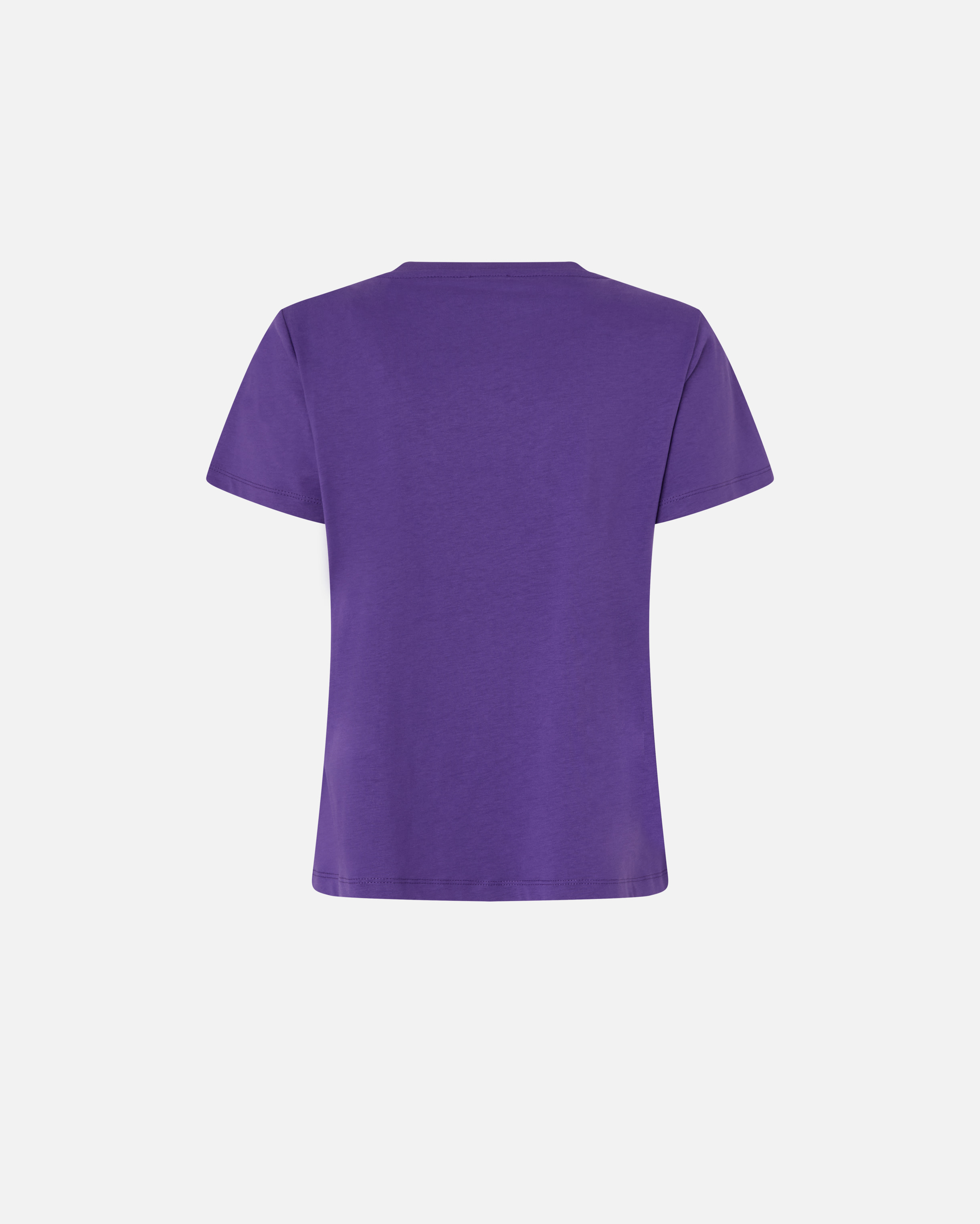 T-shirt with "Love Birds" jewel logo PINKO Purple