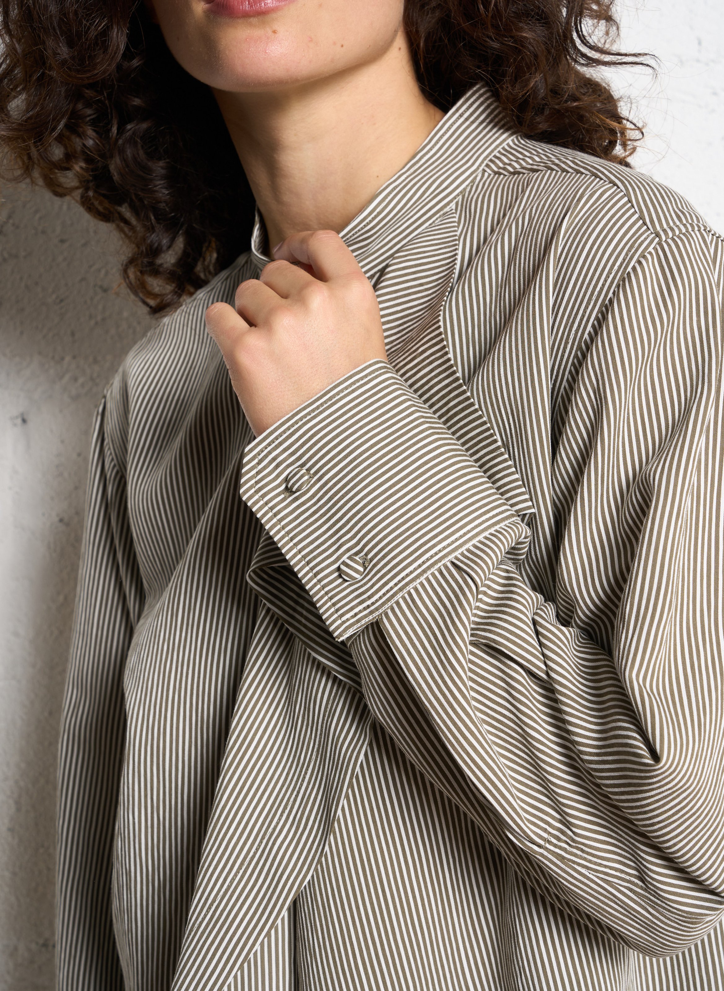 Top ample à rayures MARGAUX LONNBERG Vert