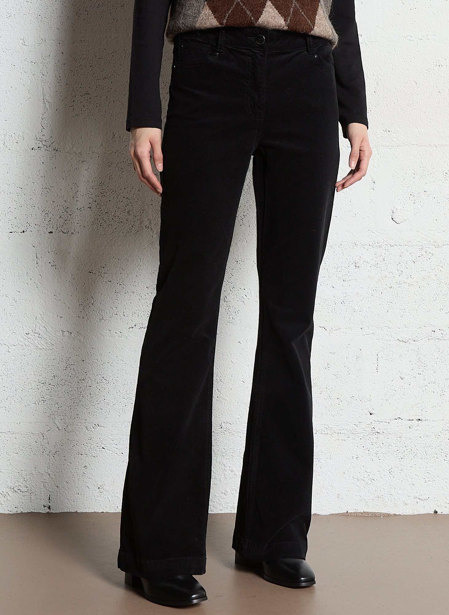 Flared cotton pants MAISON 123