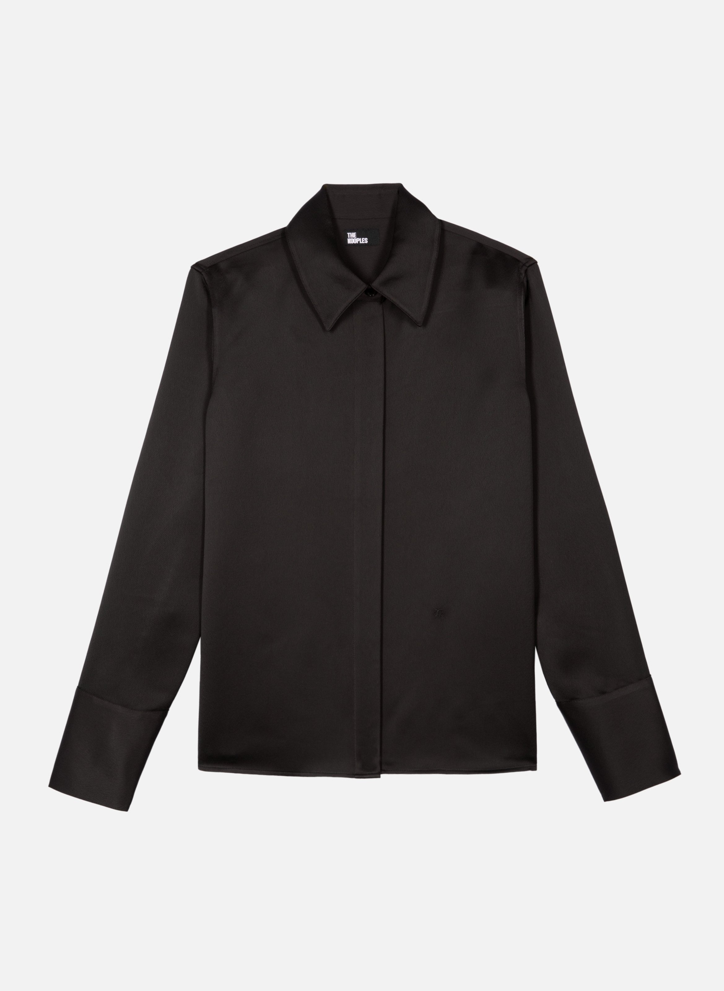 Satin shirt THE KOOPLES Black