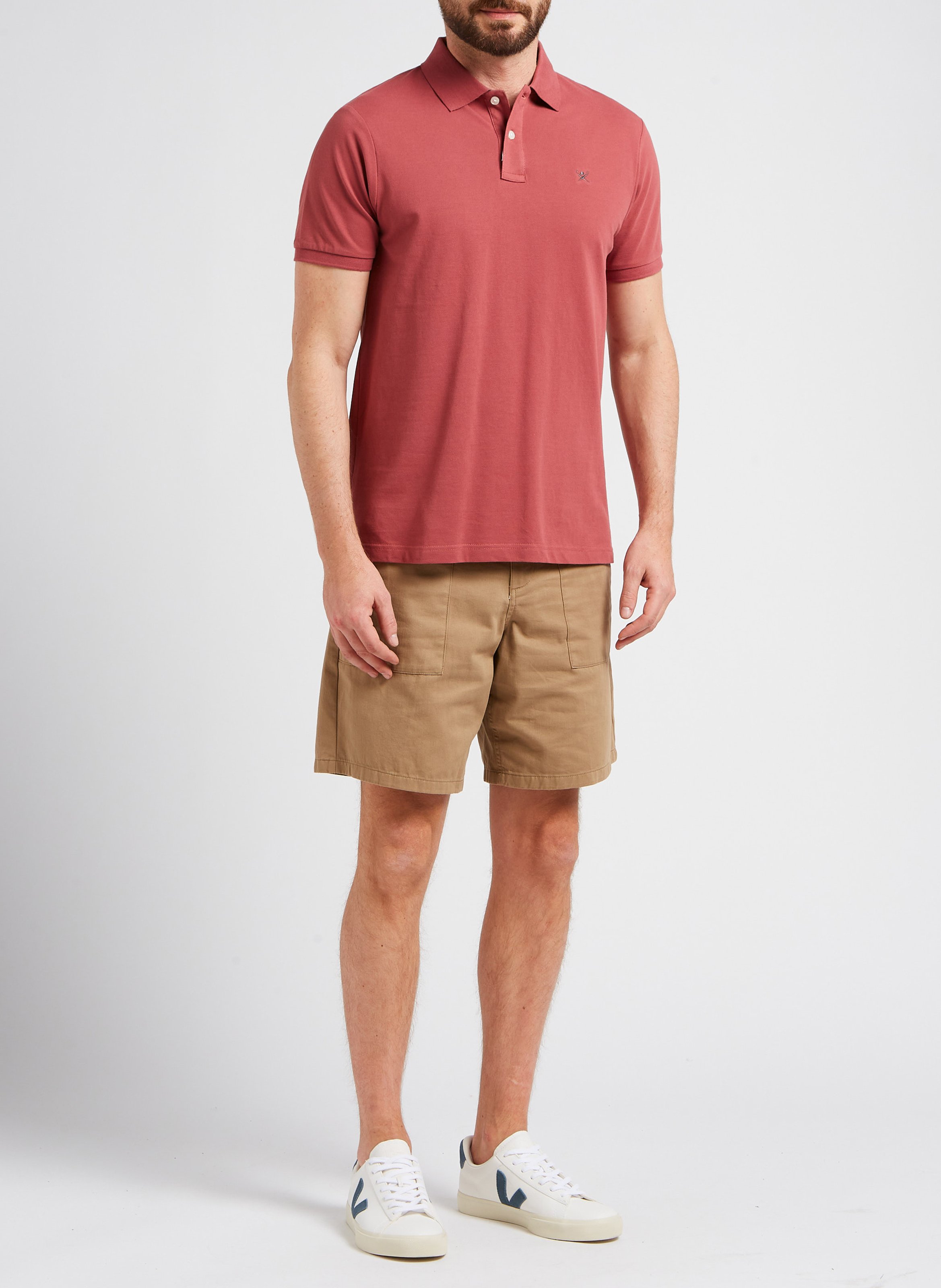 Weite Baumwollshorts FARAH Beige