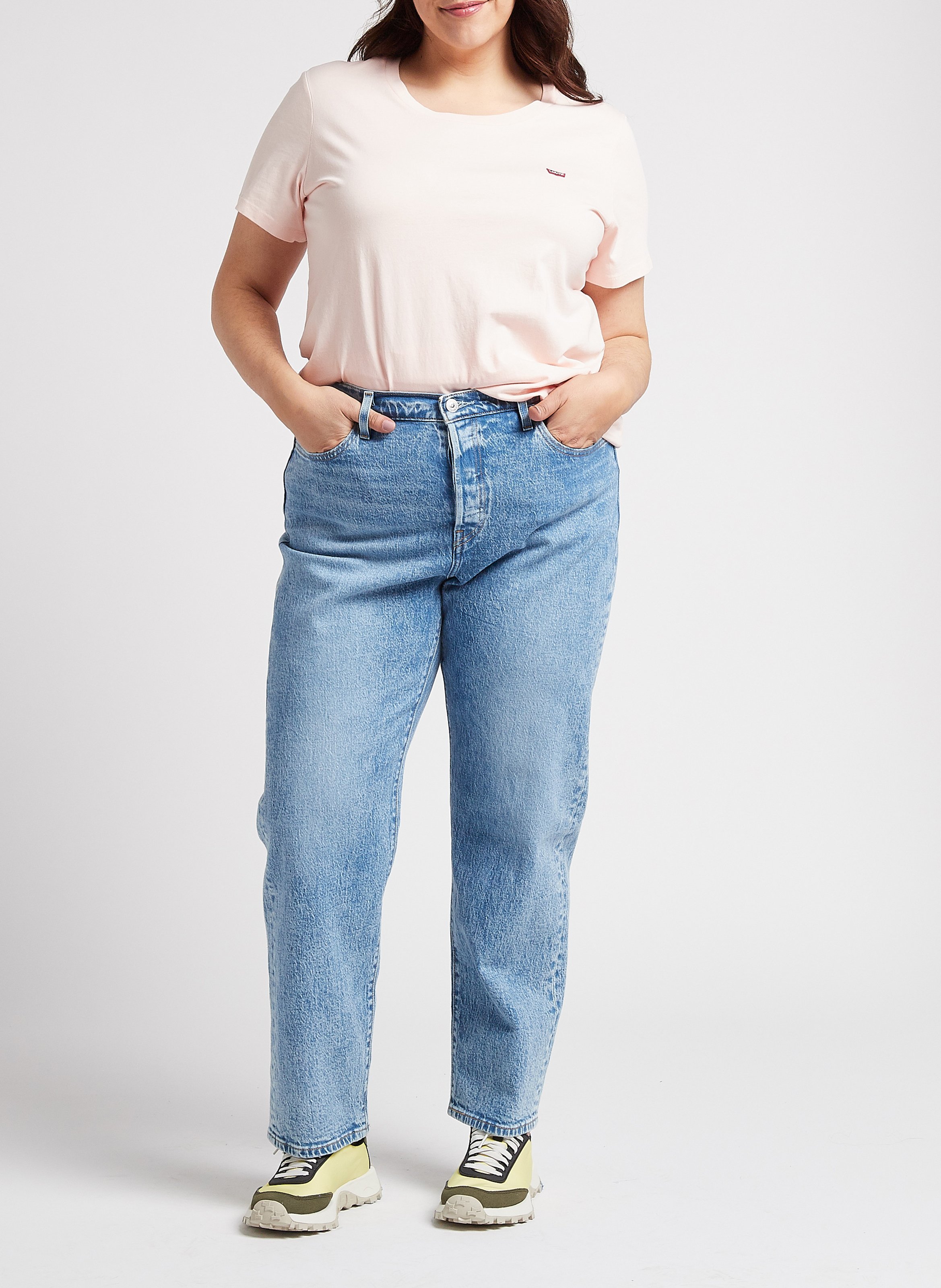 Straight Cut Stone Washed Jeans aus Baumwoll-Mix LEVI'S Bleached Jeans