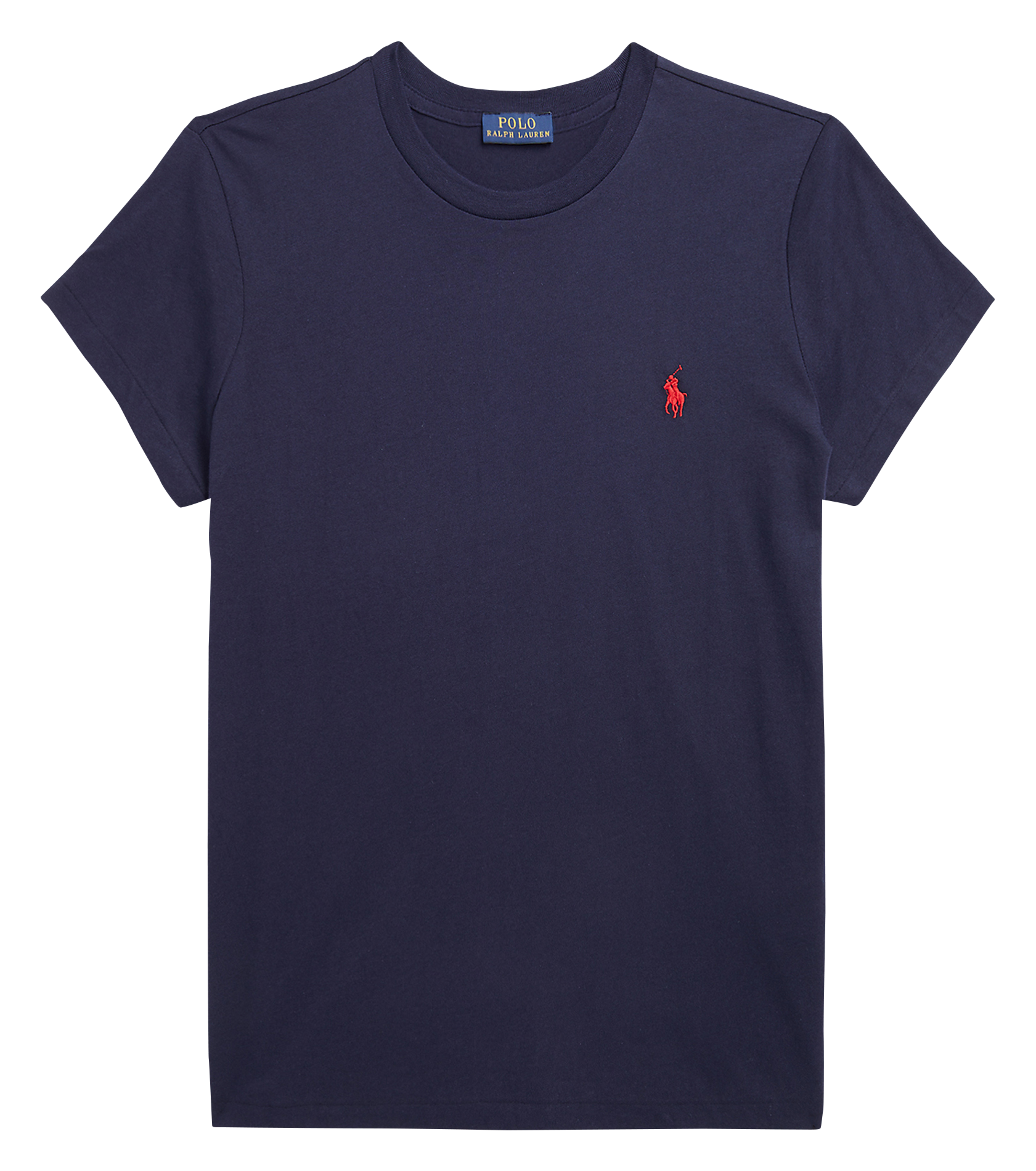 Round-neck embroidered cotton T-shirt POLO RALPH LAUREN