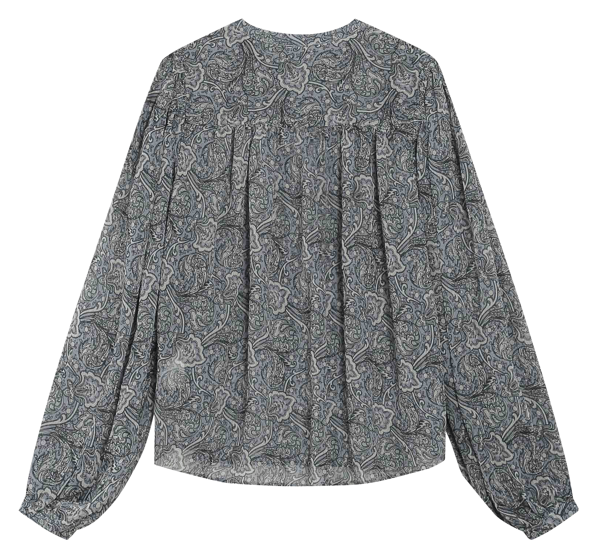 Top met ronde hals en print GRACE ET MILA Blauw