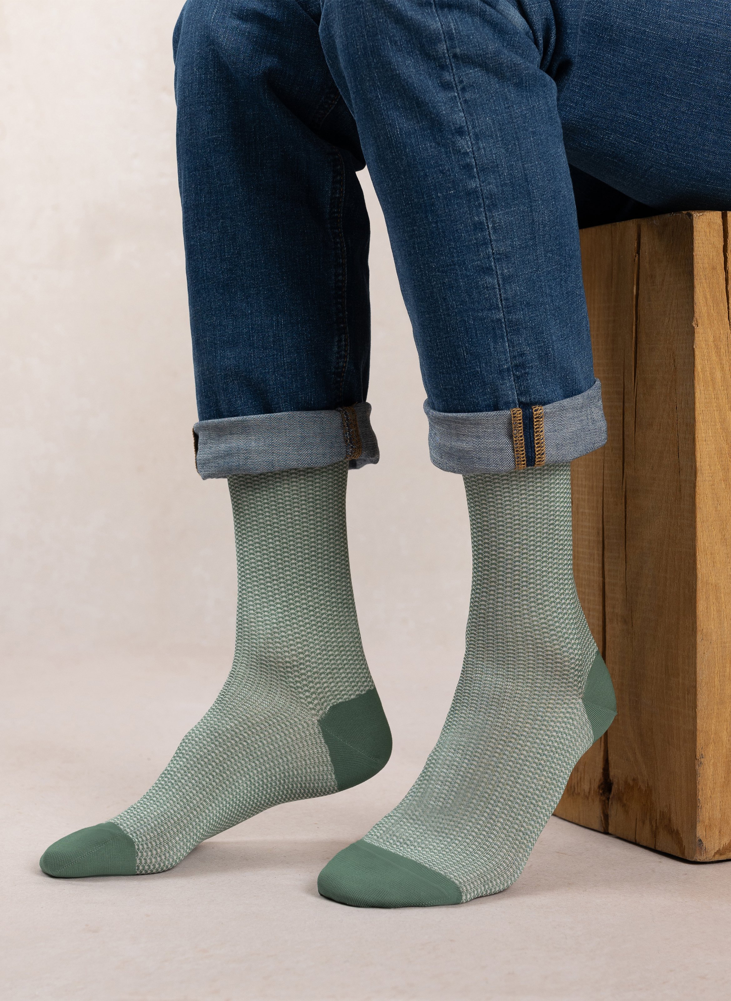 Sokken - katoenblend BLEUFORET Beige