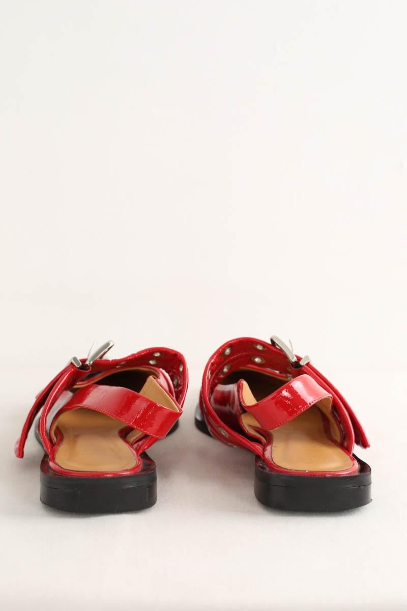 Ballet pumps GANNI - Seconde Main Red