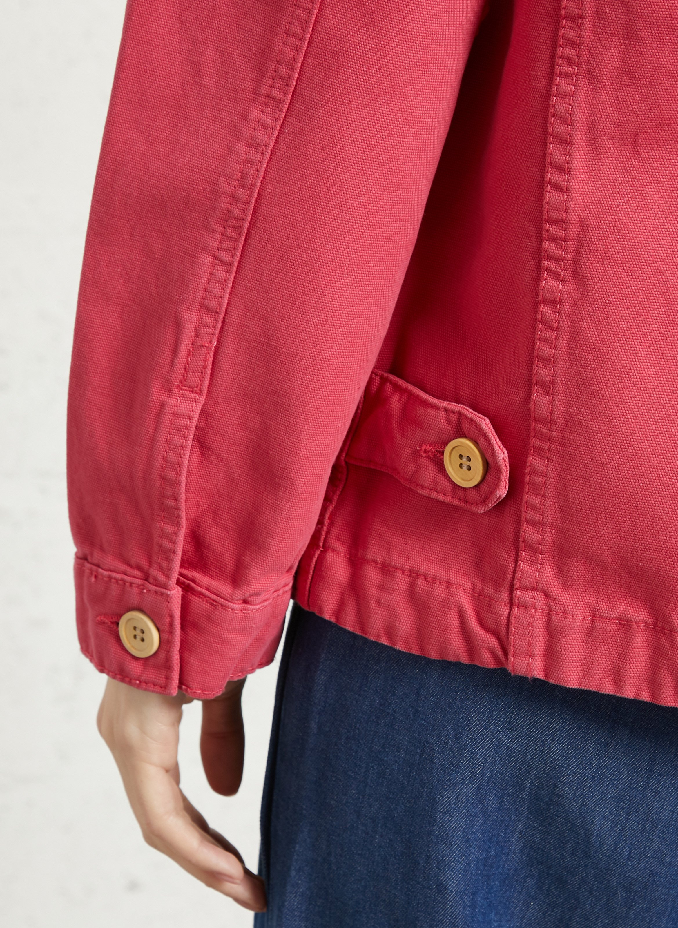 Fisherman jacket with wood buttons ARMOR LUX Pink