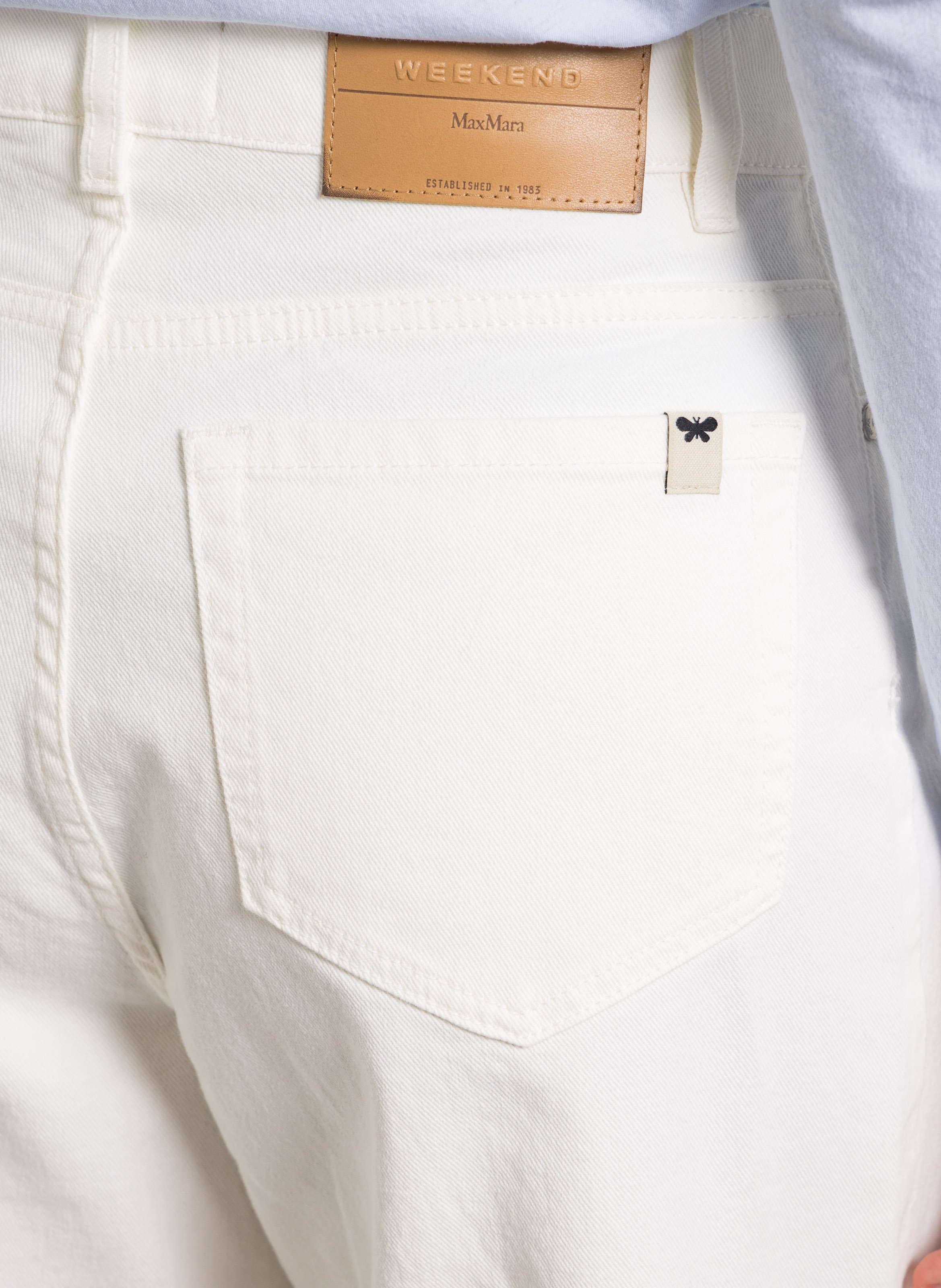 Jean large  MAX MARA WEEK END Blanc