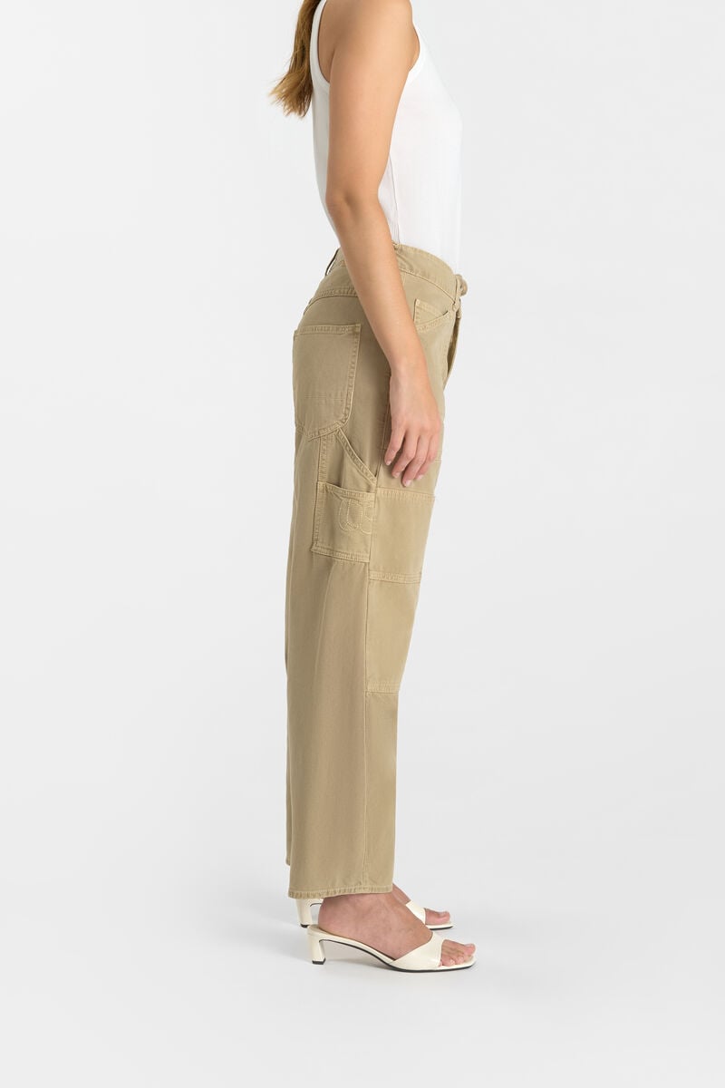 Loose, wide-leg jeans LE TEMPS DES CERISES Beige