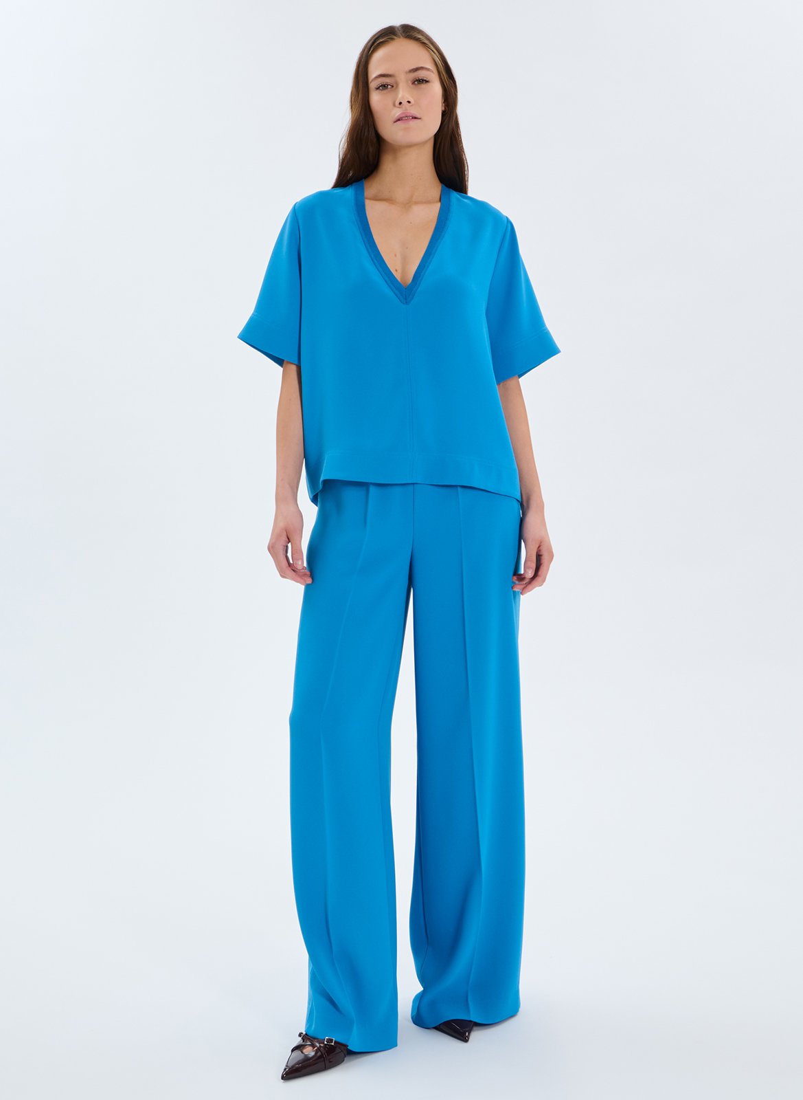 Wide trousers ZAPA Blue