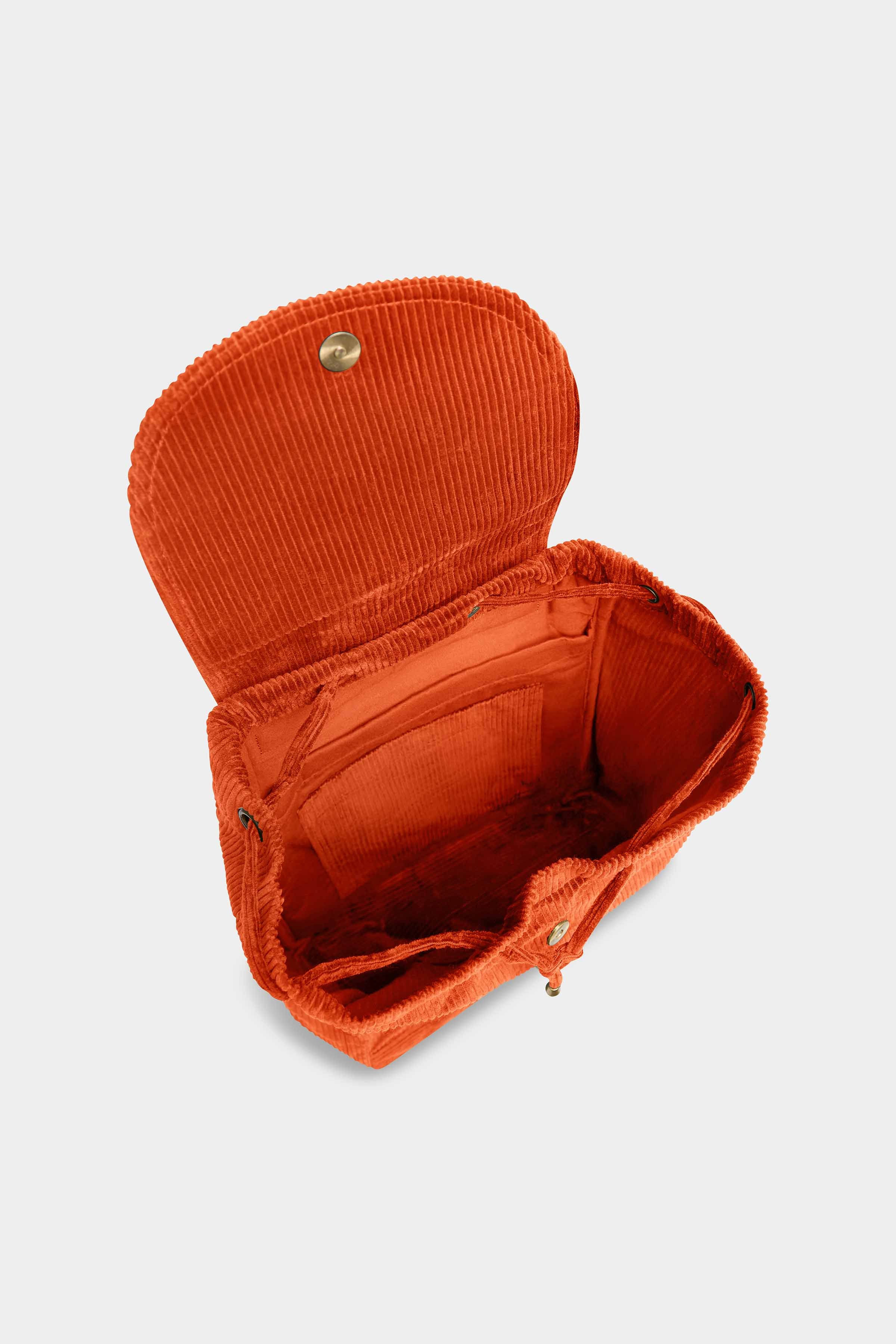 Cotton backpack HINDBAG Orange