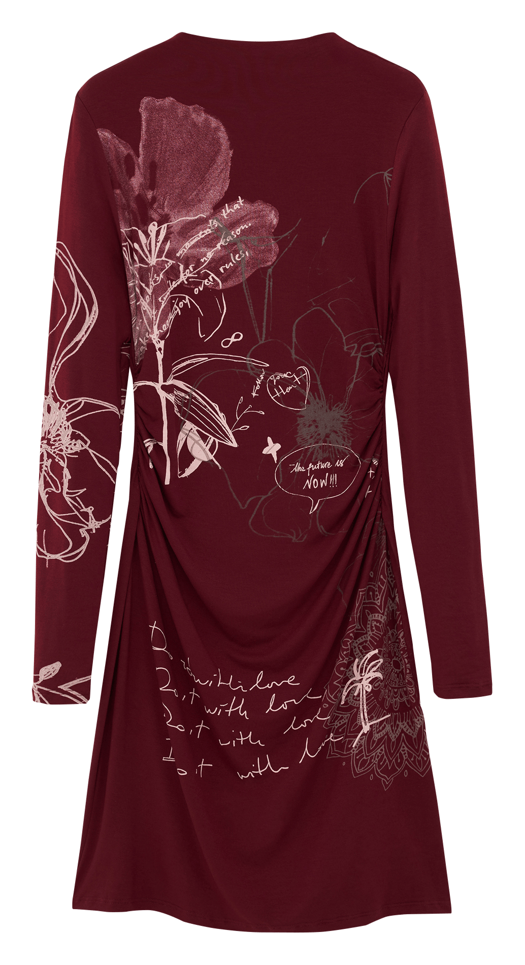 Robe courte moulante DESIGUAL Rouge