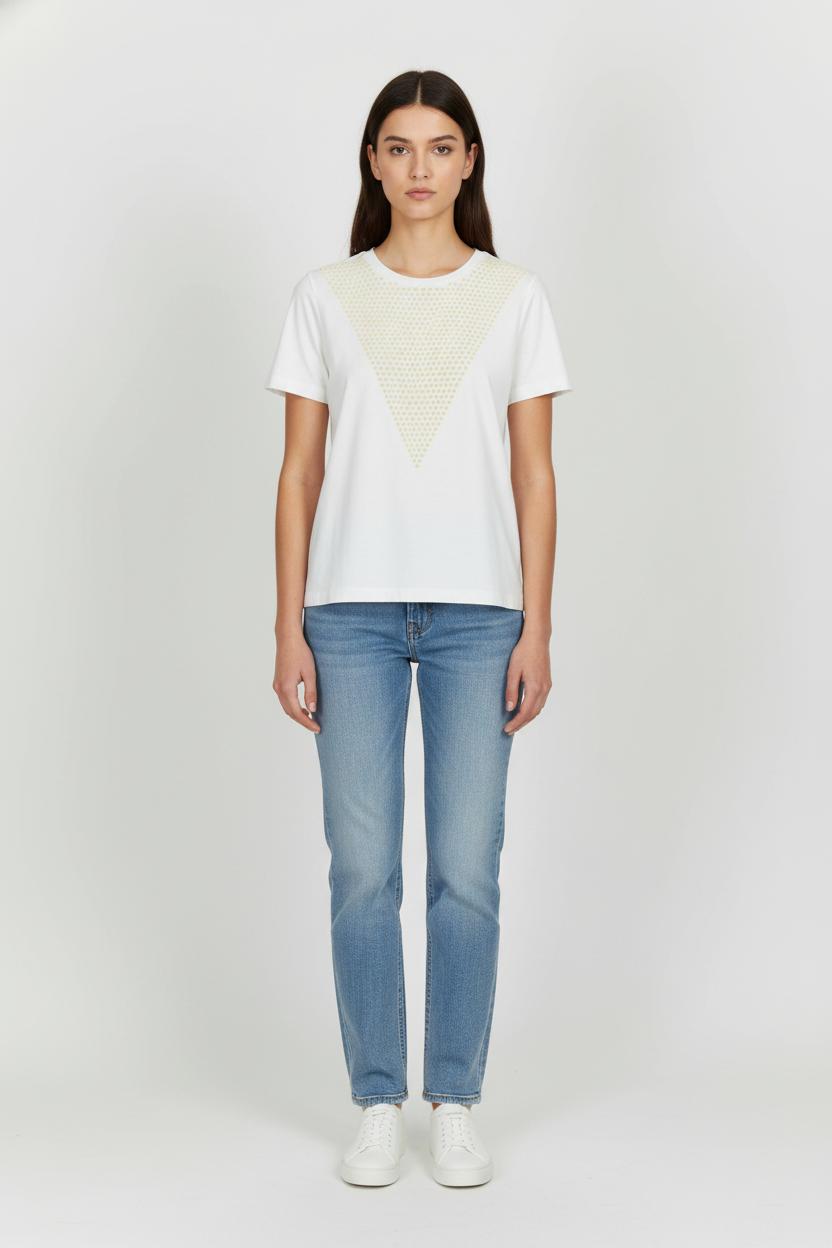 T-shirt Manoush - Seconde Main White