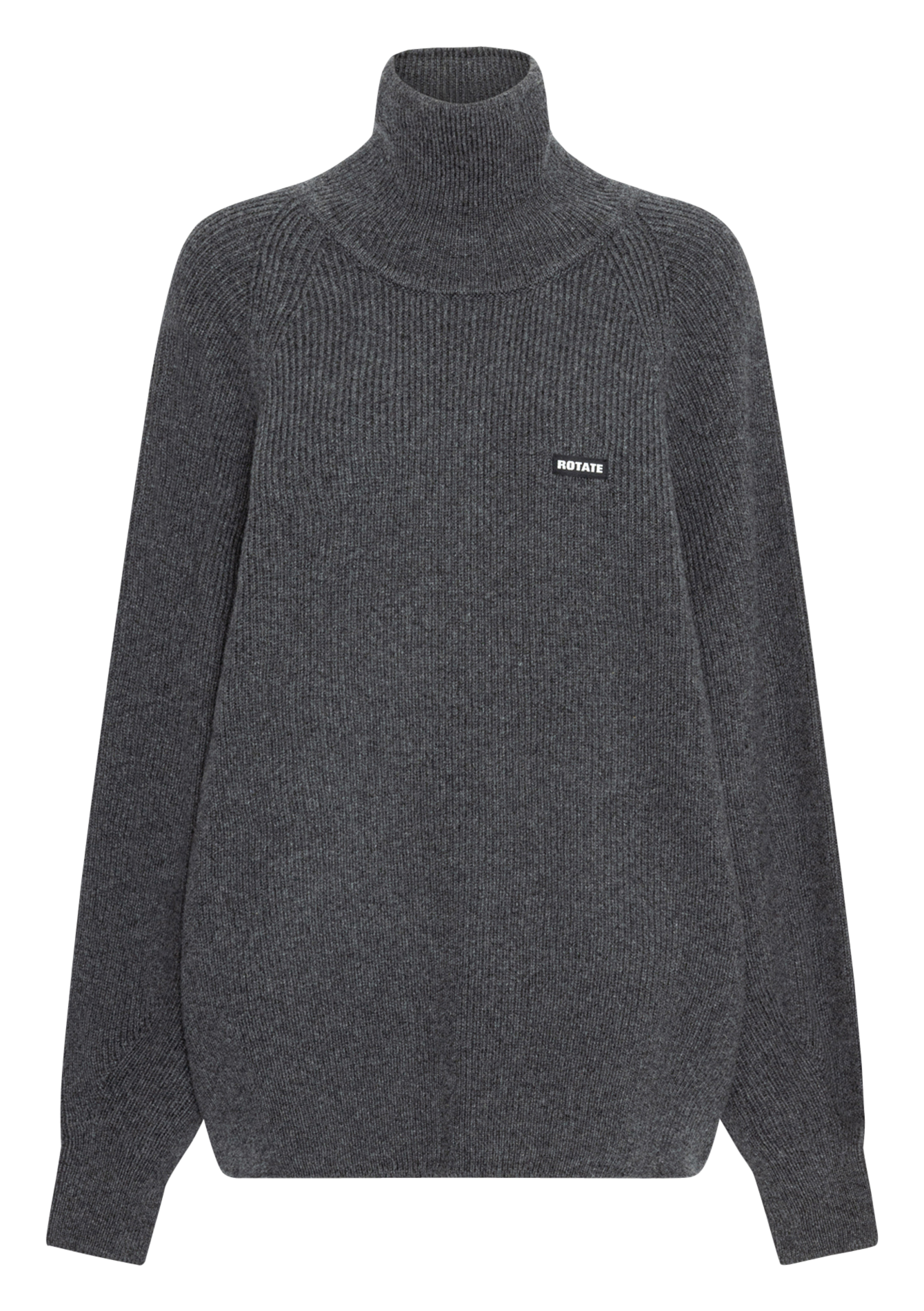 Pull oversize en laine et cachemire ROTATE Multicolore
