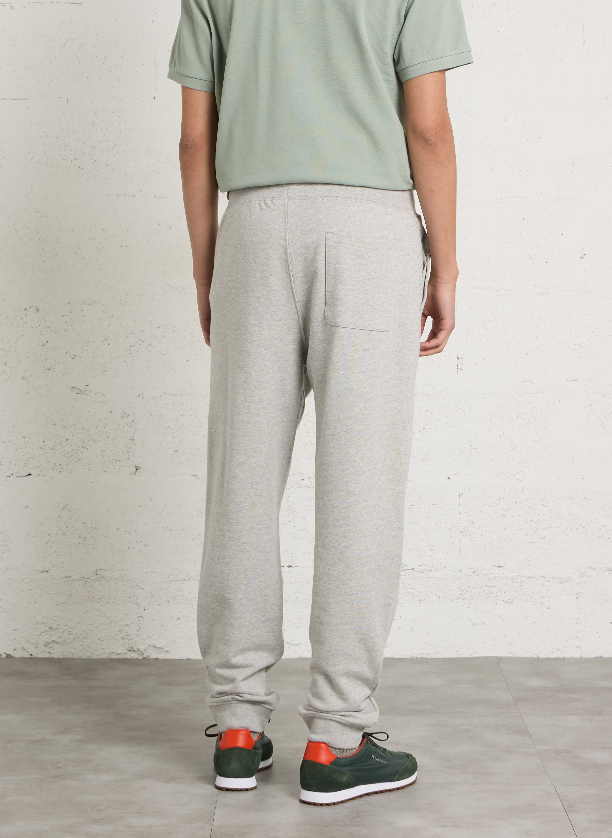 Jogging taille haute en coton AU PRINTEMPS PARIS Gris