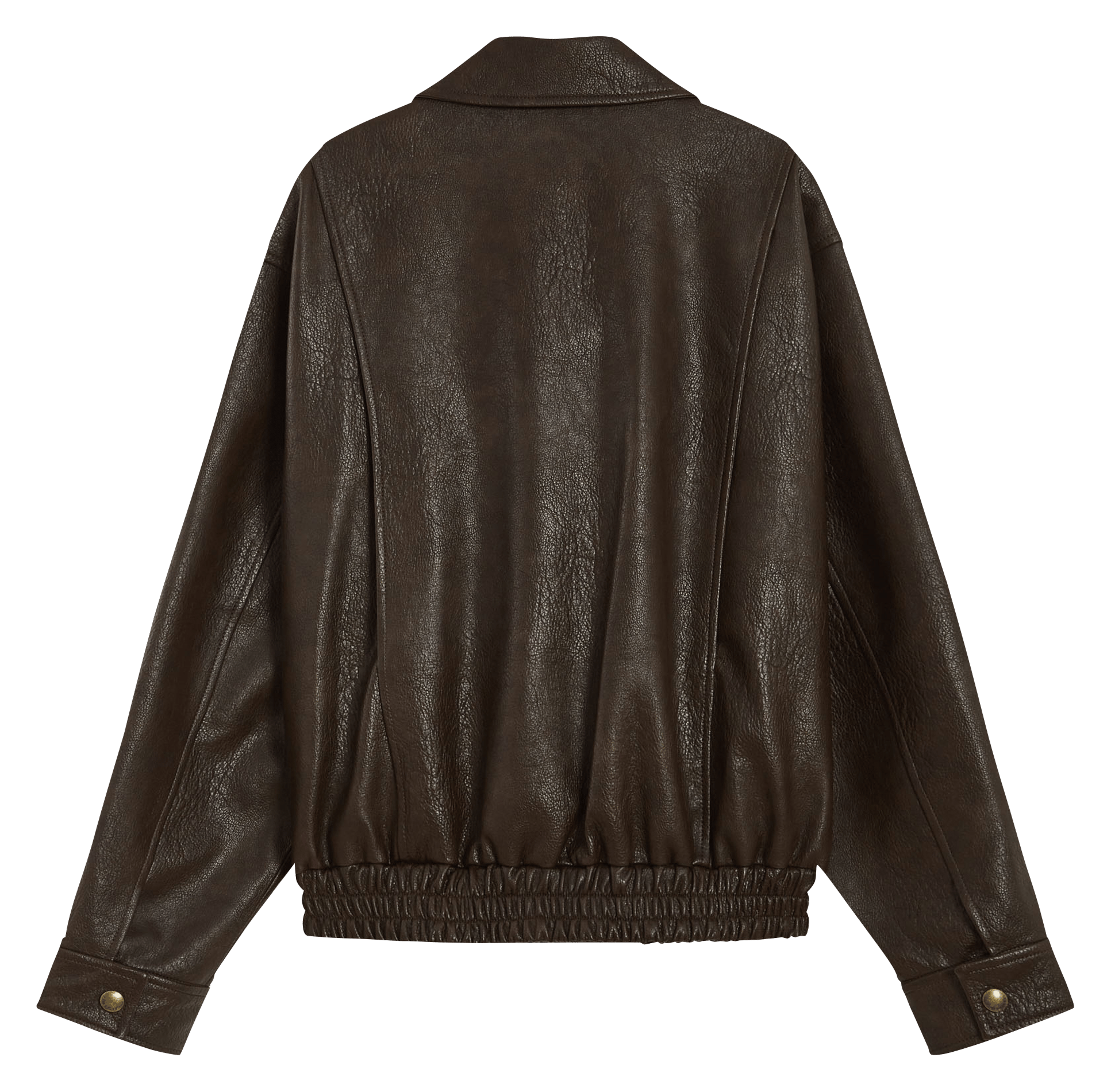 Oversized jacket with classic collar GRACE ET MILA Brown