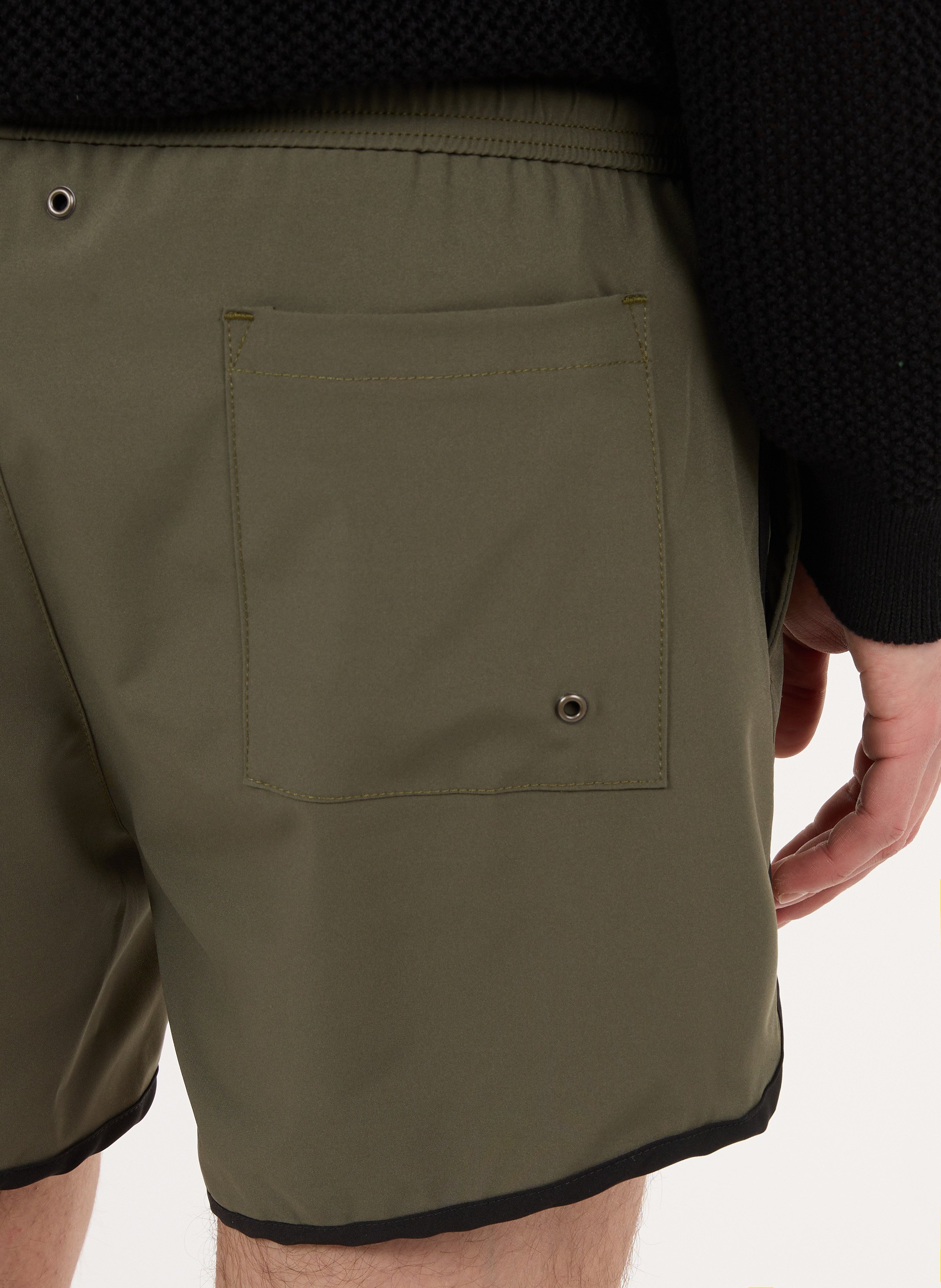 Gerad geschnittene Shorts SAISON 1865 Khaki