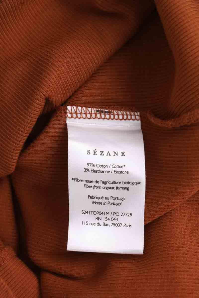 Azawood sleeveless top SEZANE - Seconde main Brown