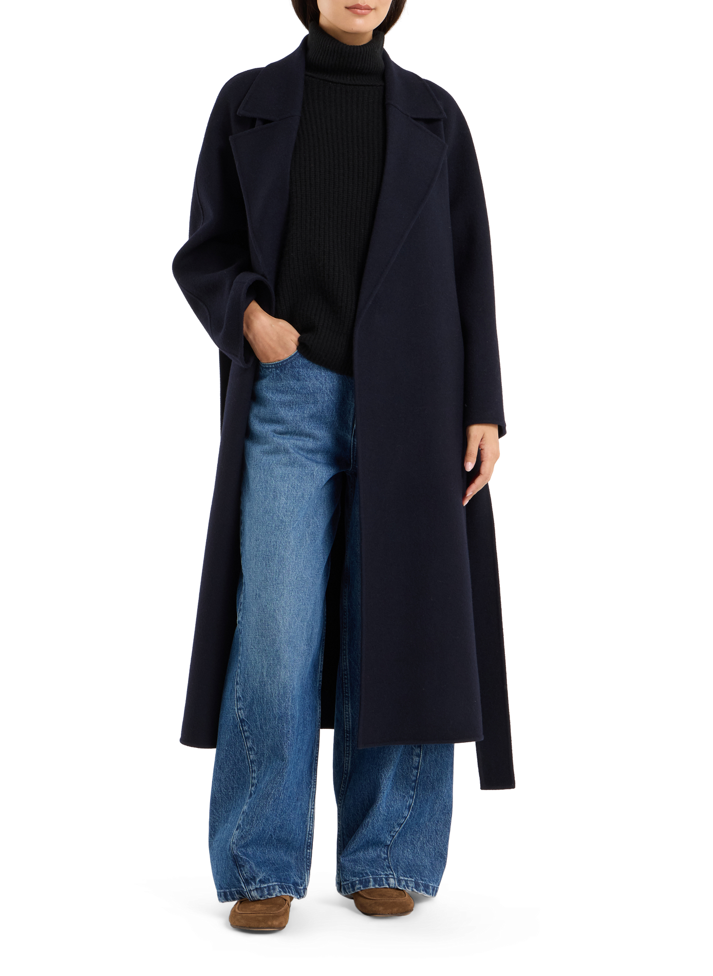 Warmor wool blend warmor coat SAISON 1865 Blue