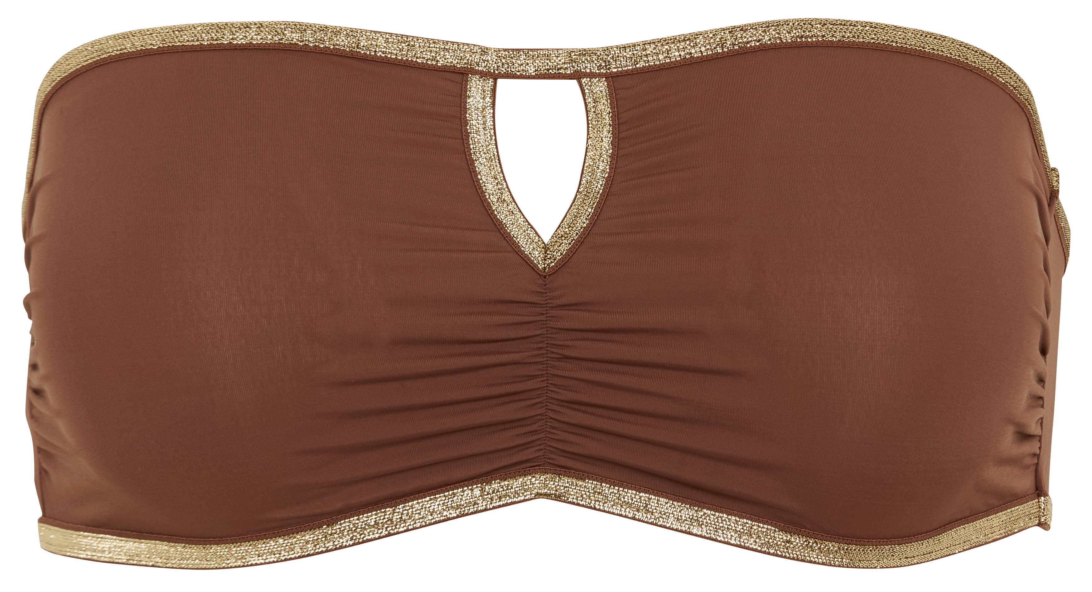 Unwired bandeau bra with lurex LA NOUVELLE