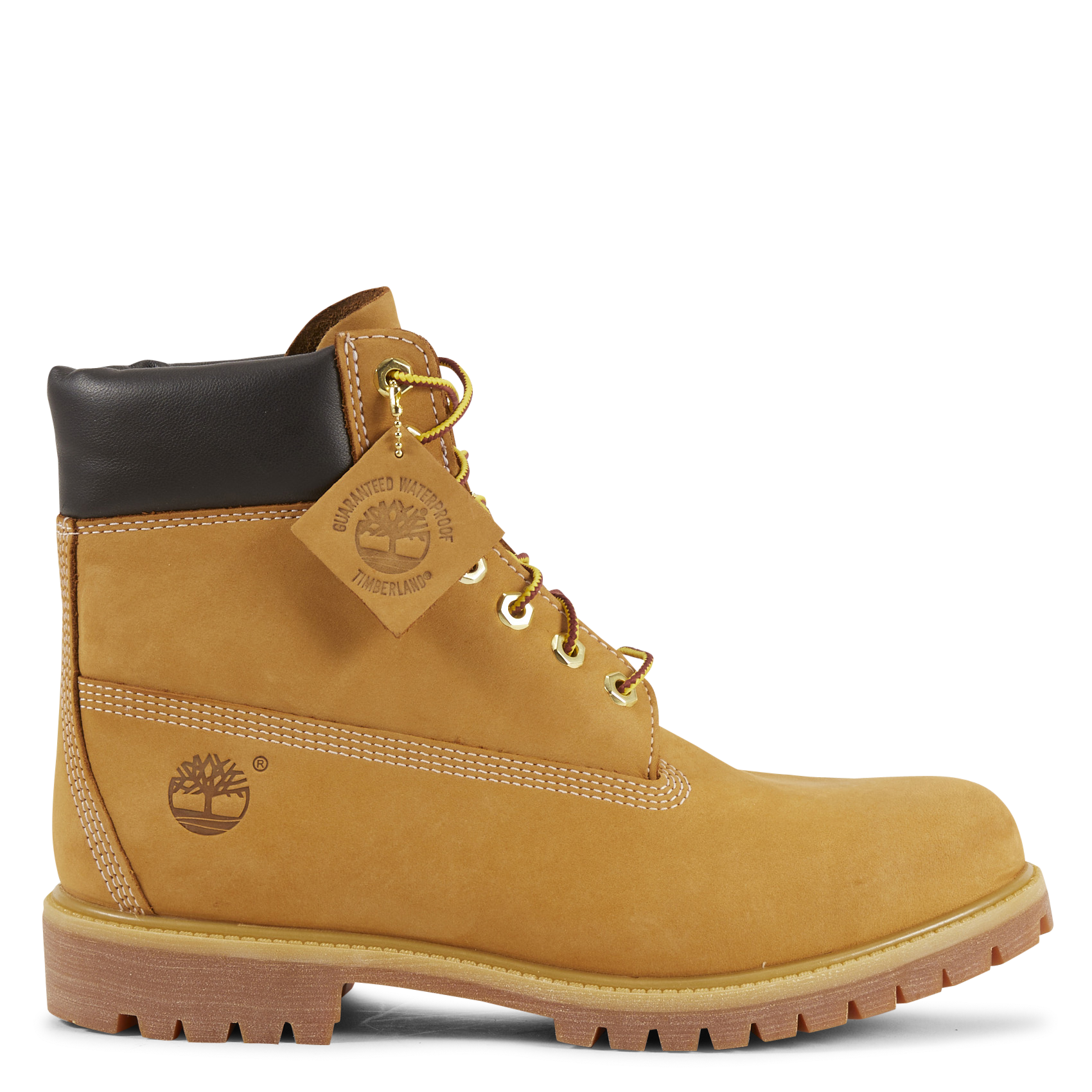 Leather mid-calf boots TIMBERLAND Yellow