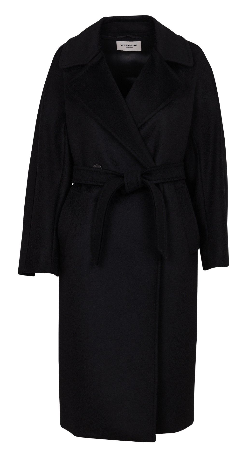 Manteau long ceinturé en laine MAX MARA WEEK END