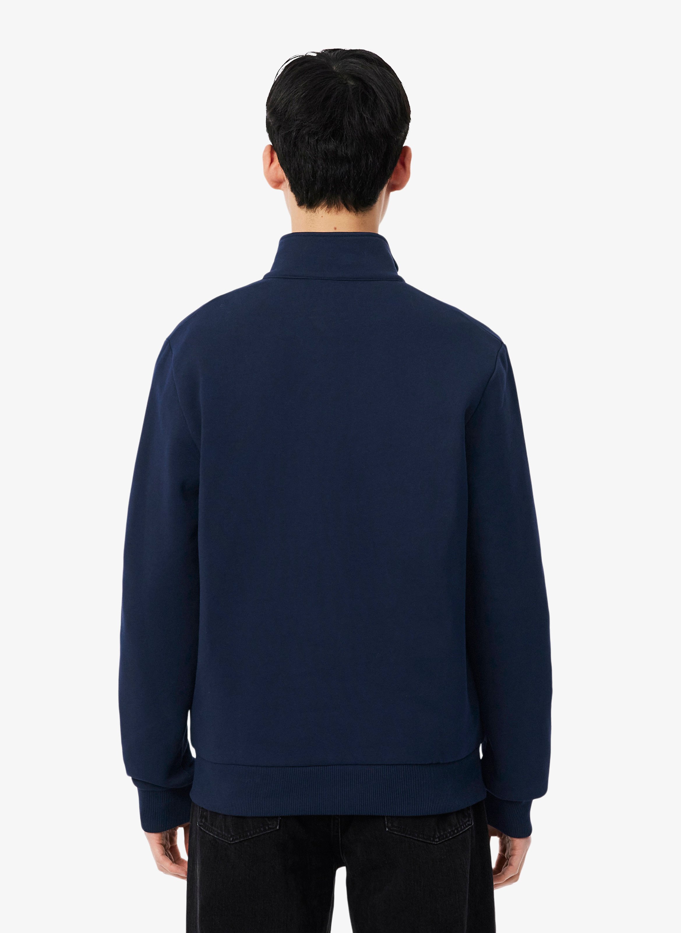Sweatshirt aus Baumwoll-Mix mit Reißverschluss LACOSTE Blau