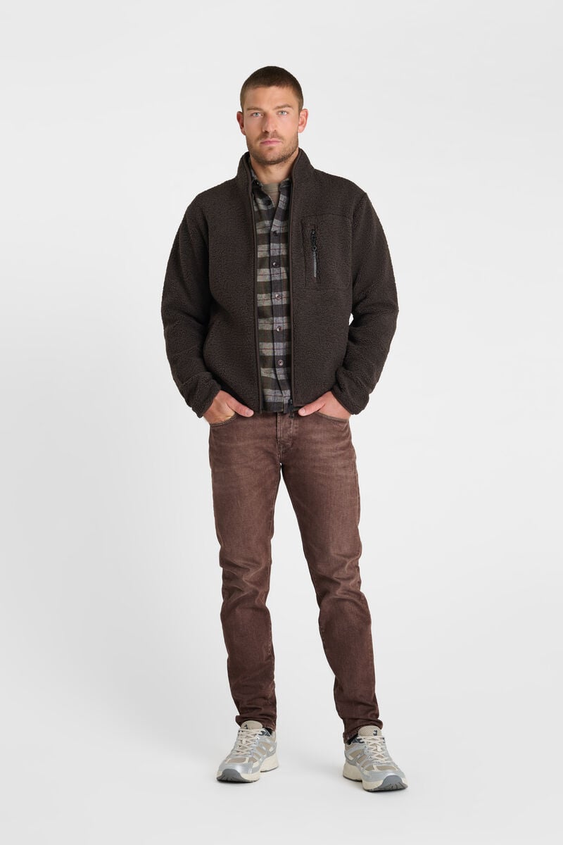 Ceno jacket LE TEMPS DES CERISES Brown