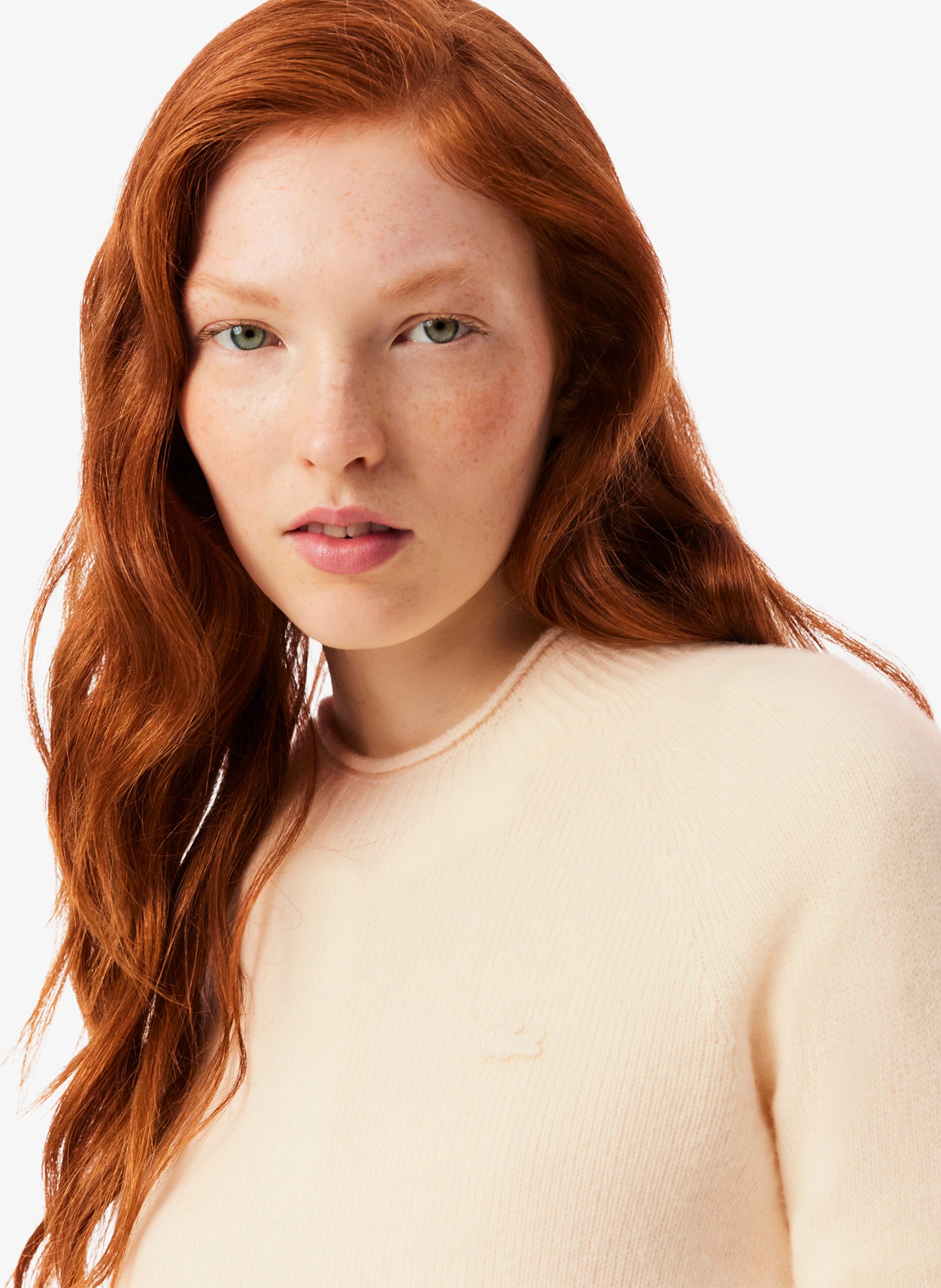 Fine wool sweater LACOSTE Blue