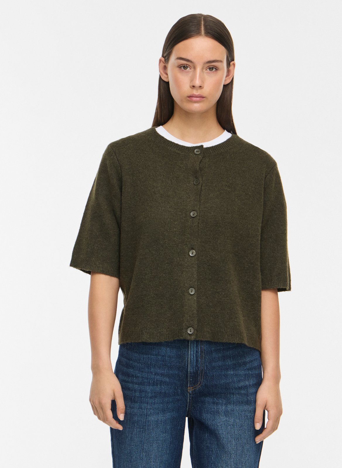 Gilet col rond VILA