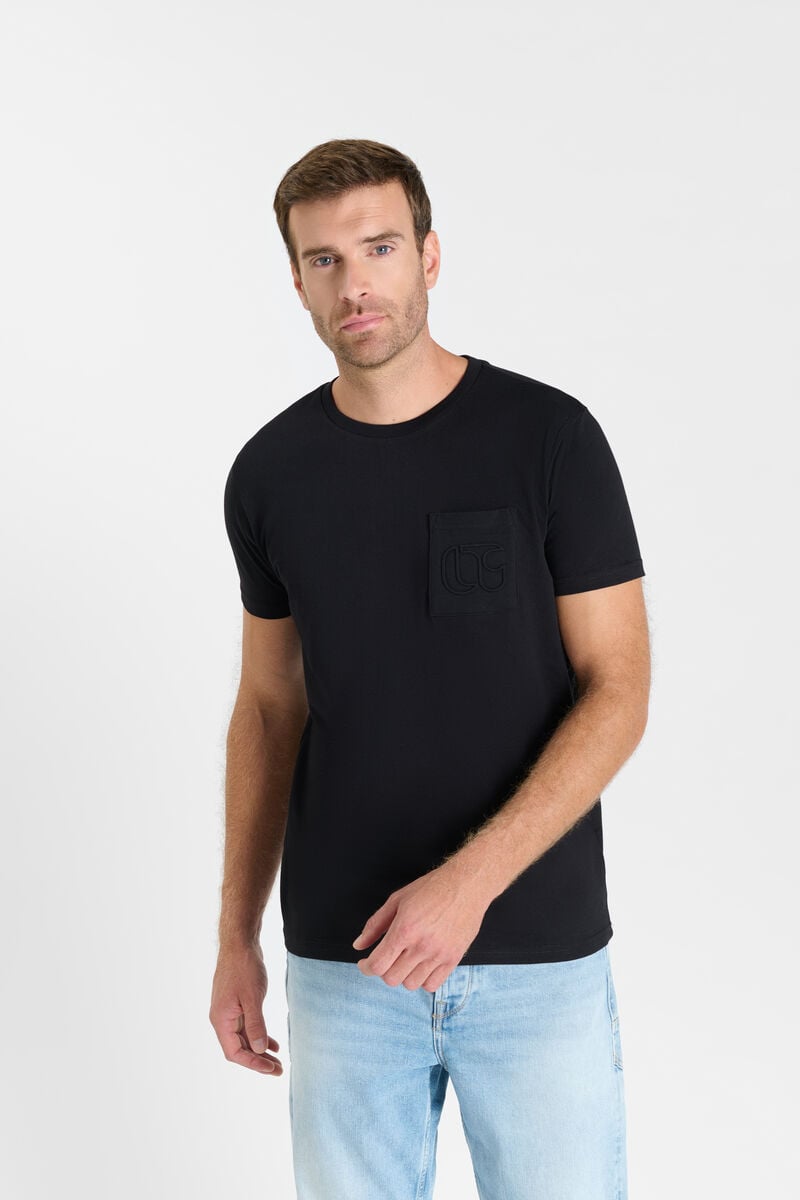 Round-neck T-shirt LE TEMPS DES CERISES Black
