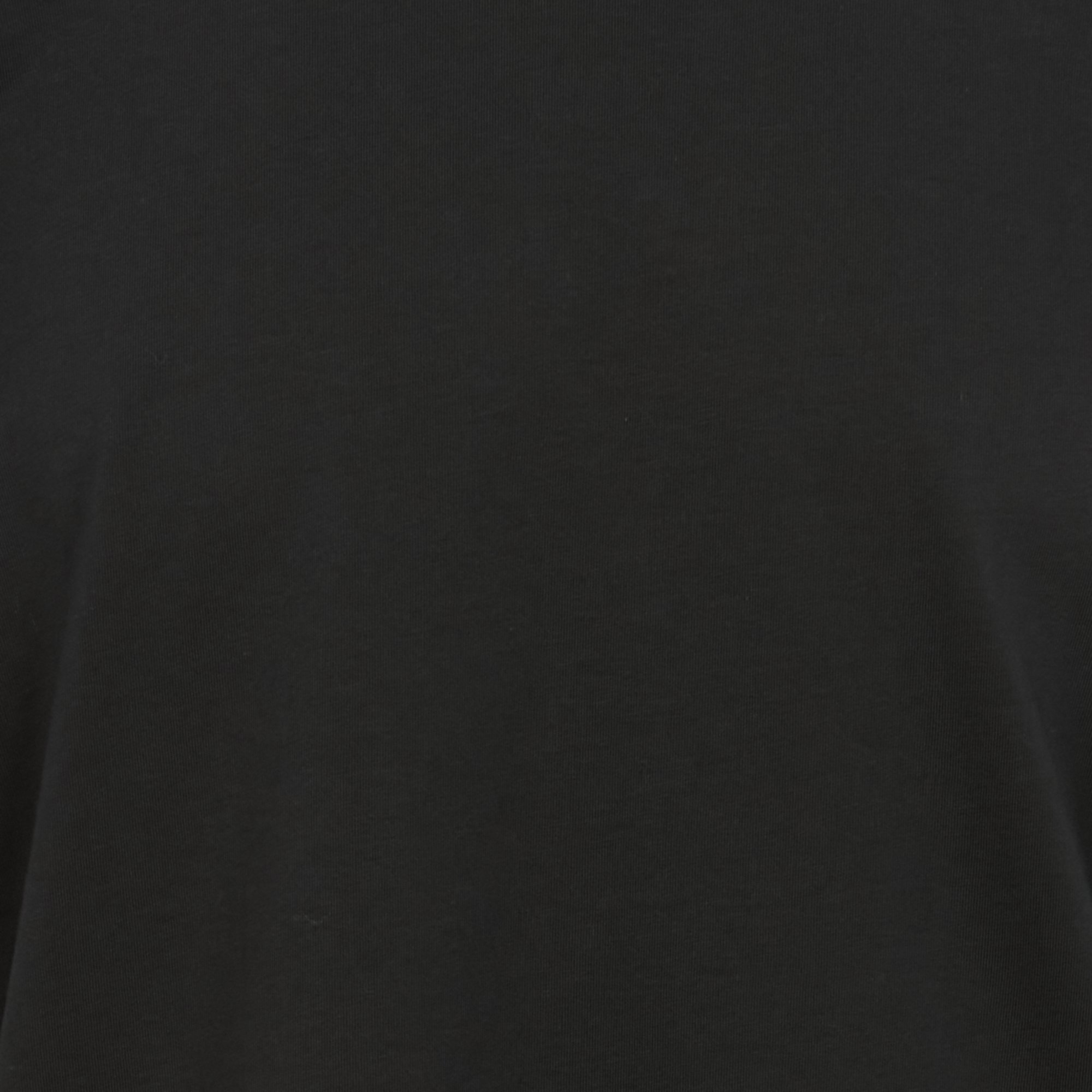 Rundhals-T-Shirt aus Baumwolle, Regular Fit AU PRINTEMPS PARIS Schwarz