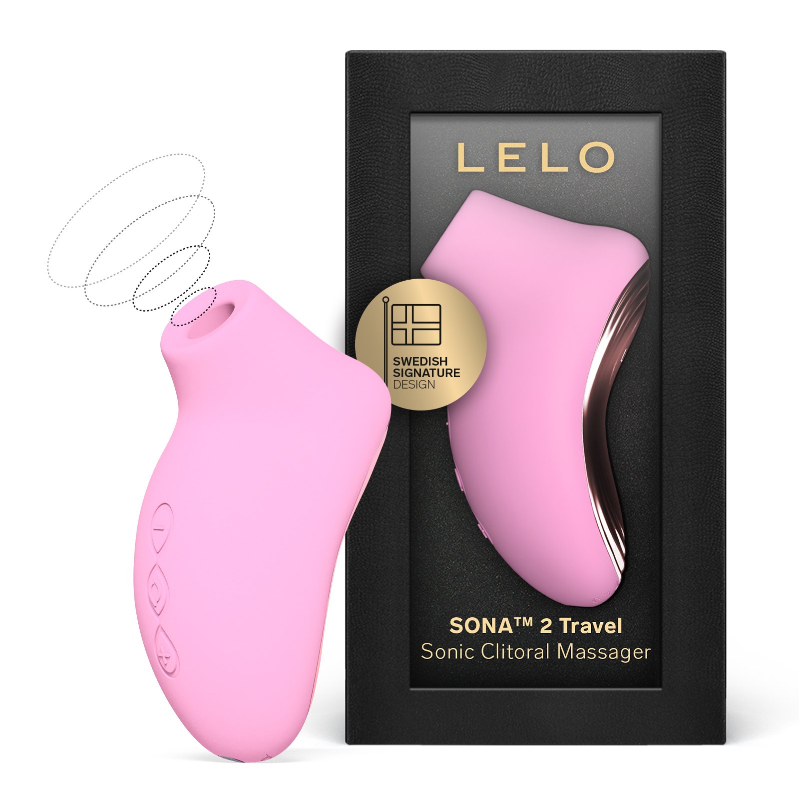Sonic clitoral stimulator travel version LELO Rose