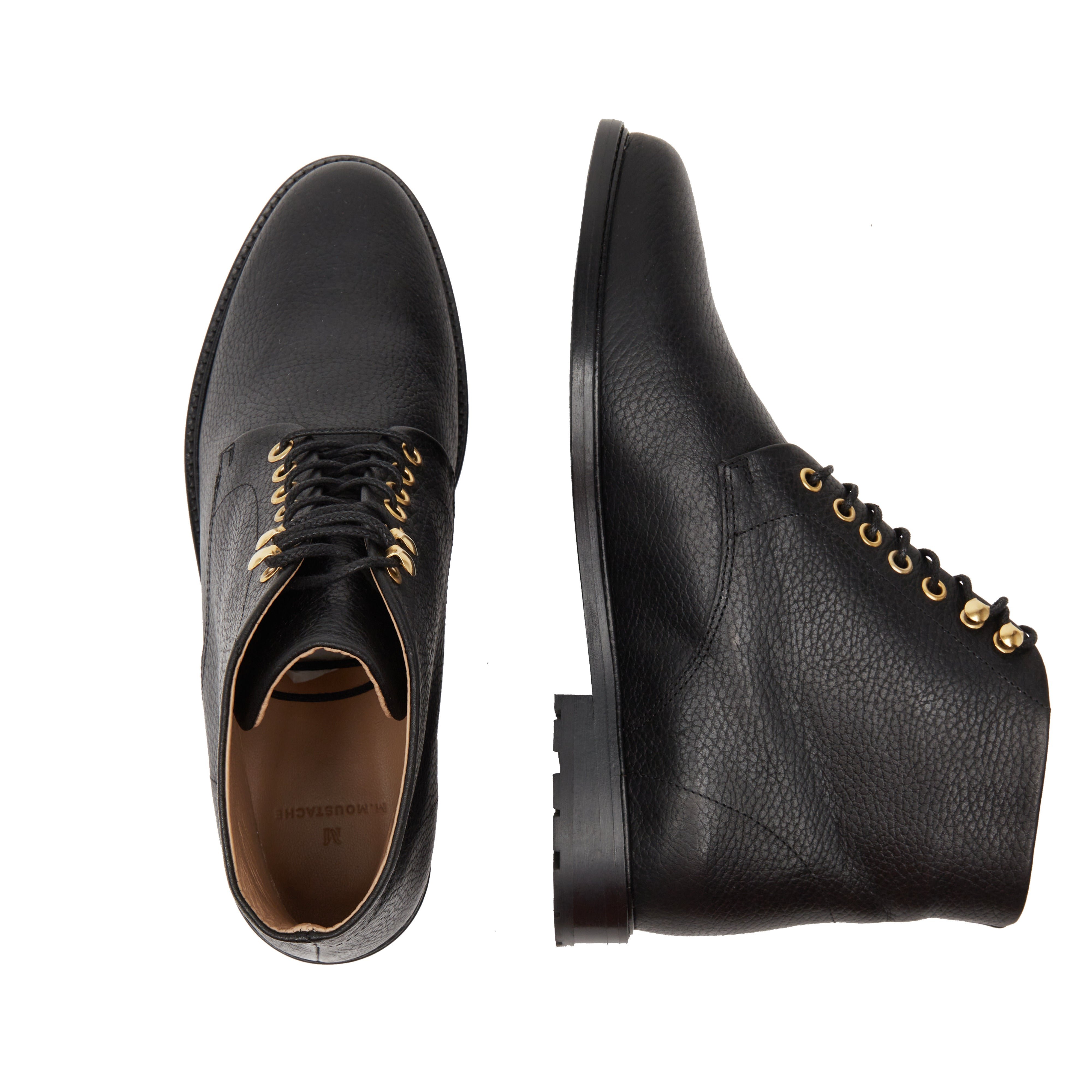 Lace-up ankle boots ODAJE EX. M.MOUSTACHE Black