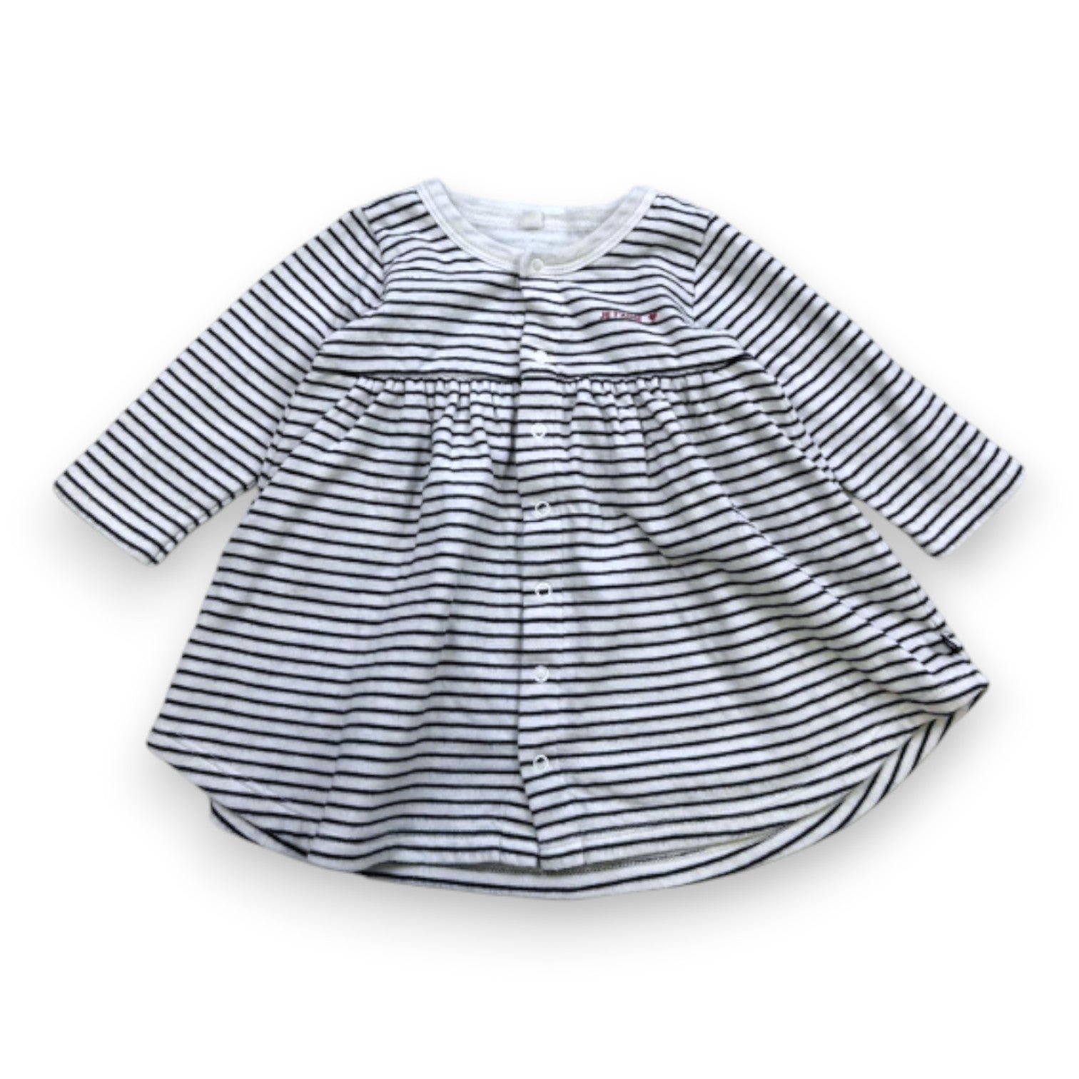 Blue baby dress - 6 months PETIT BATEAU - Seconde Main Blue