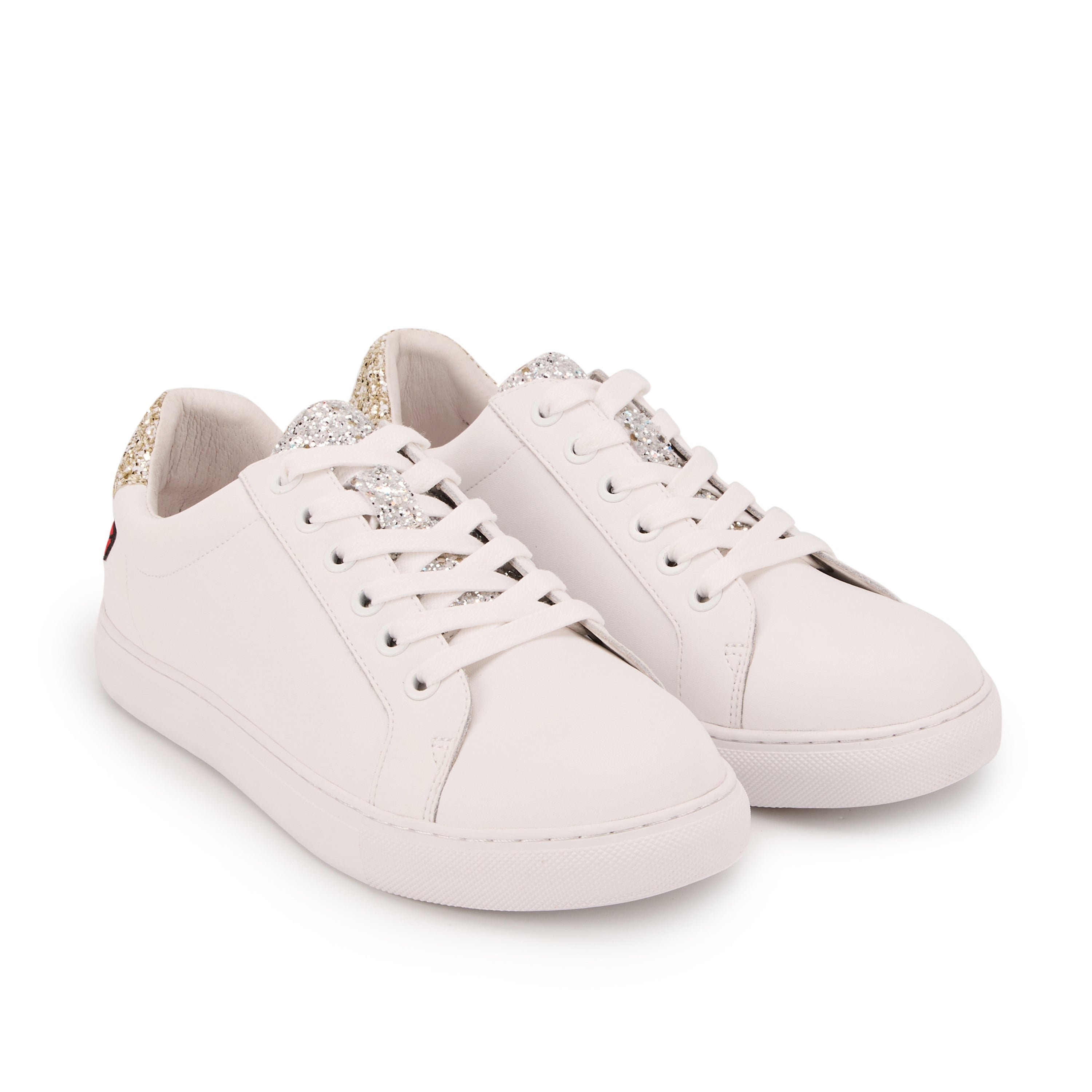 Jimmy leather sneakers BONS BAISERS PARIS White
